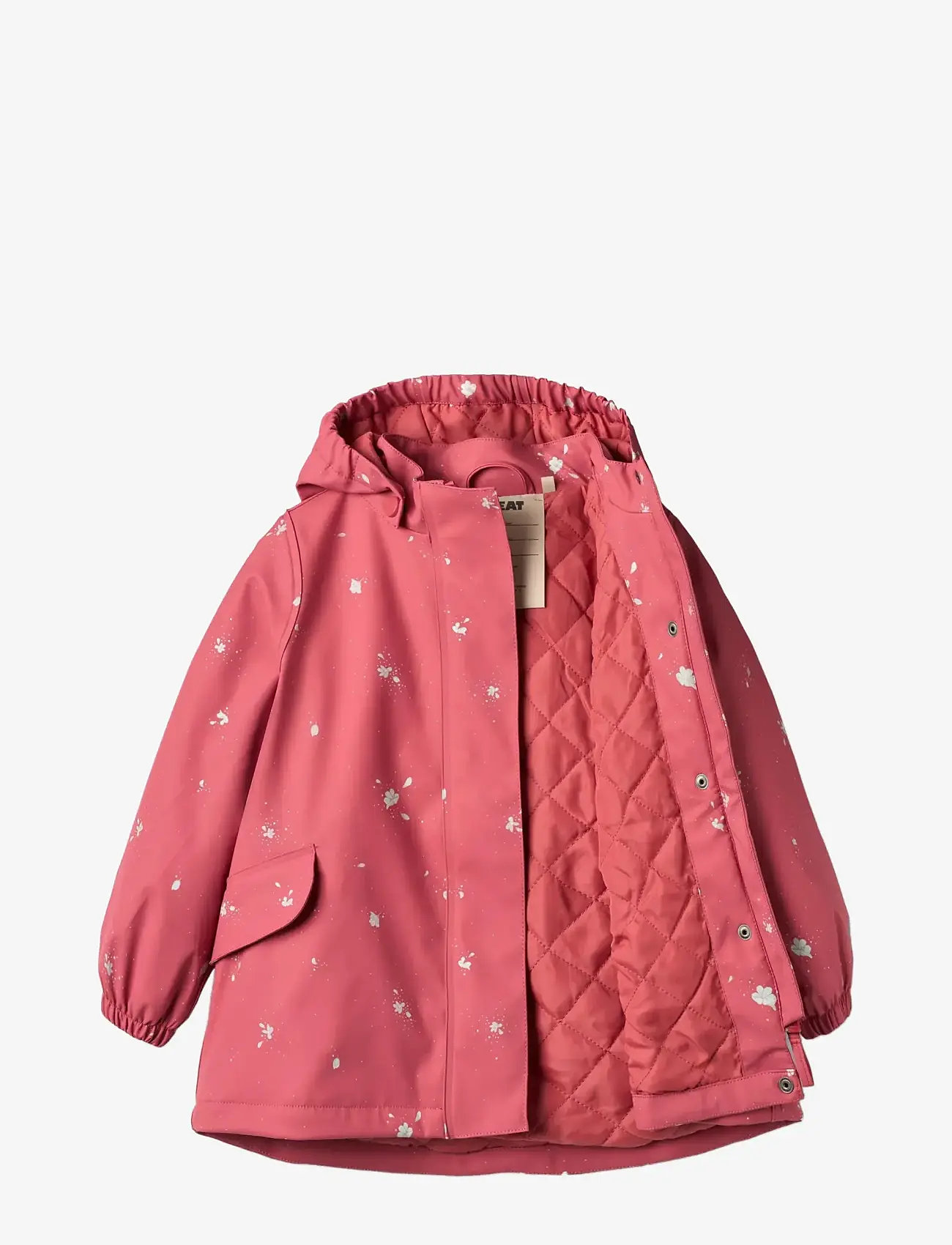 Wheat - Thermo Rain Jacket Rika - rain coats - floating flowers - 2
