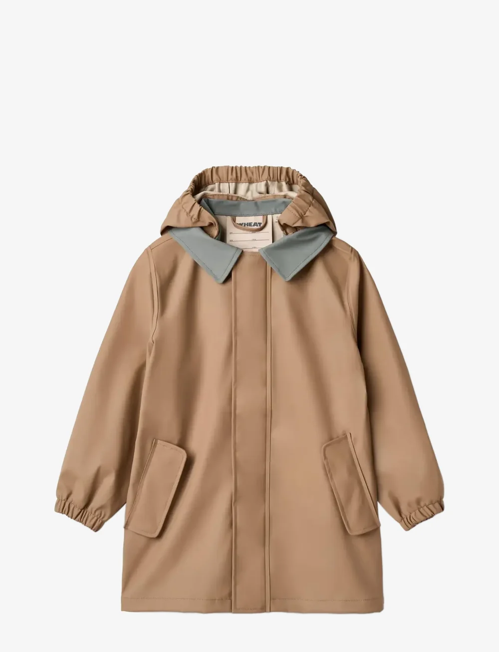 Wheat - Rainwear Finley Long Jacket - vihmajoped - hazel - 1