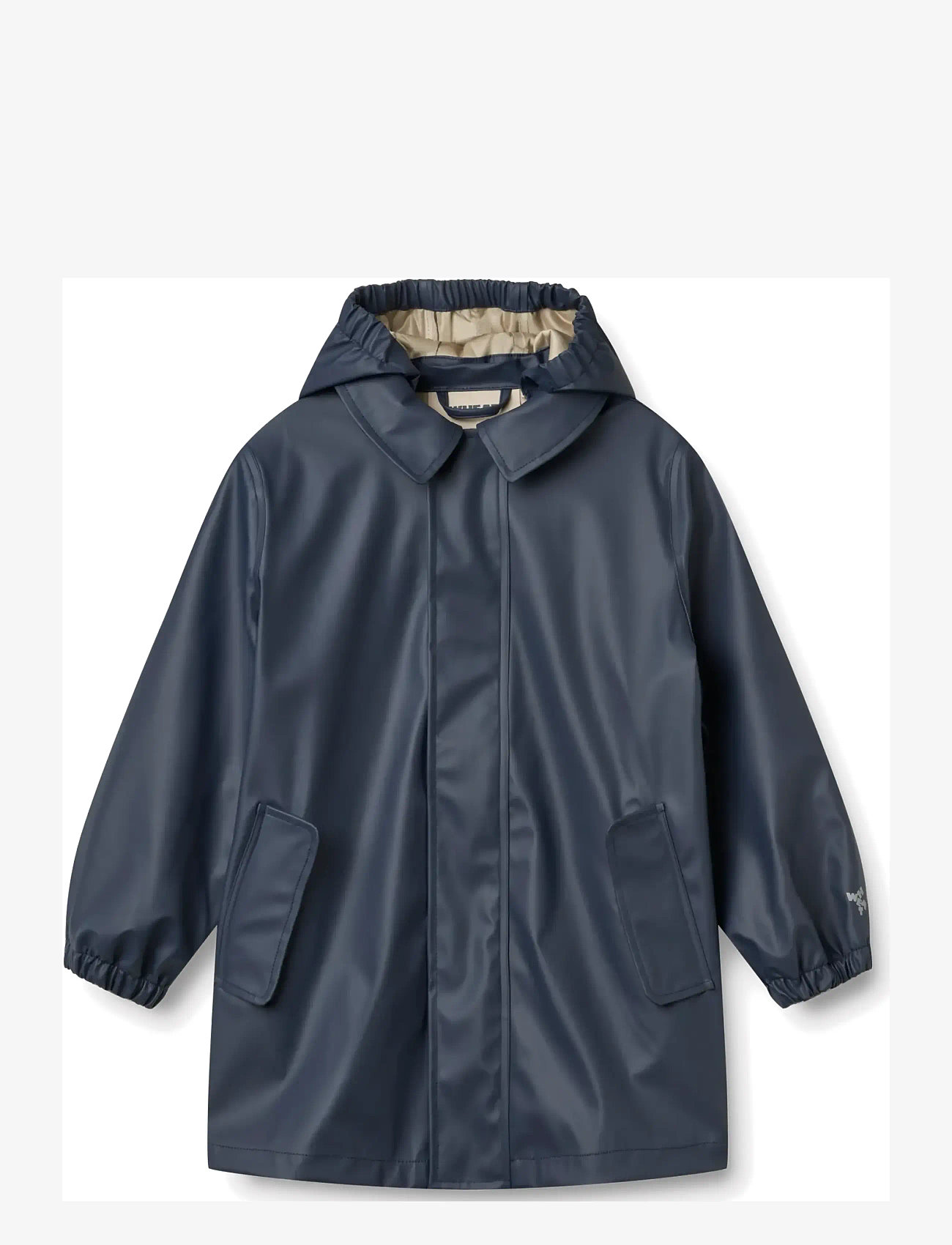 Wheat - Rainwear Finley Long Jacket - regnjakker - ink - 0