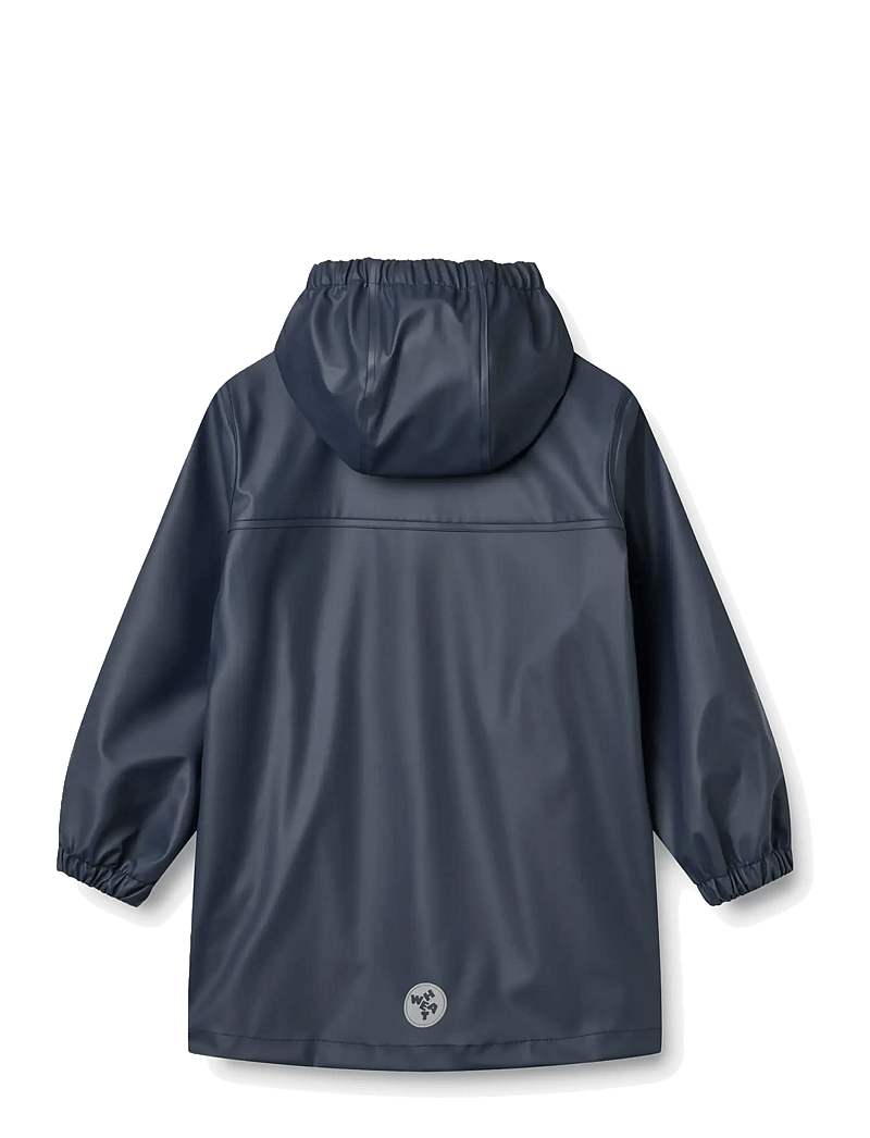 Wheat - Rainwear Finley Long Jacket - regnjakker - ink - 1