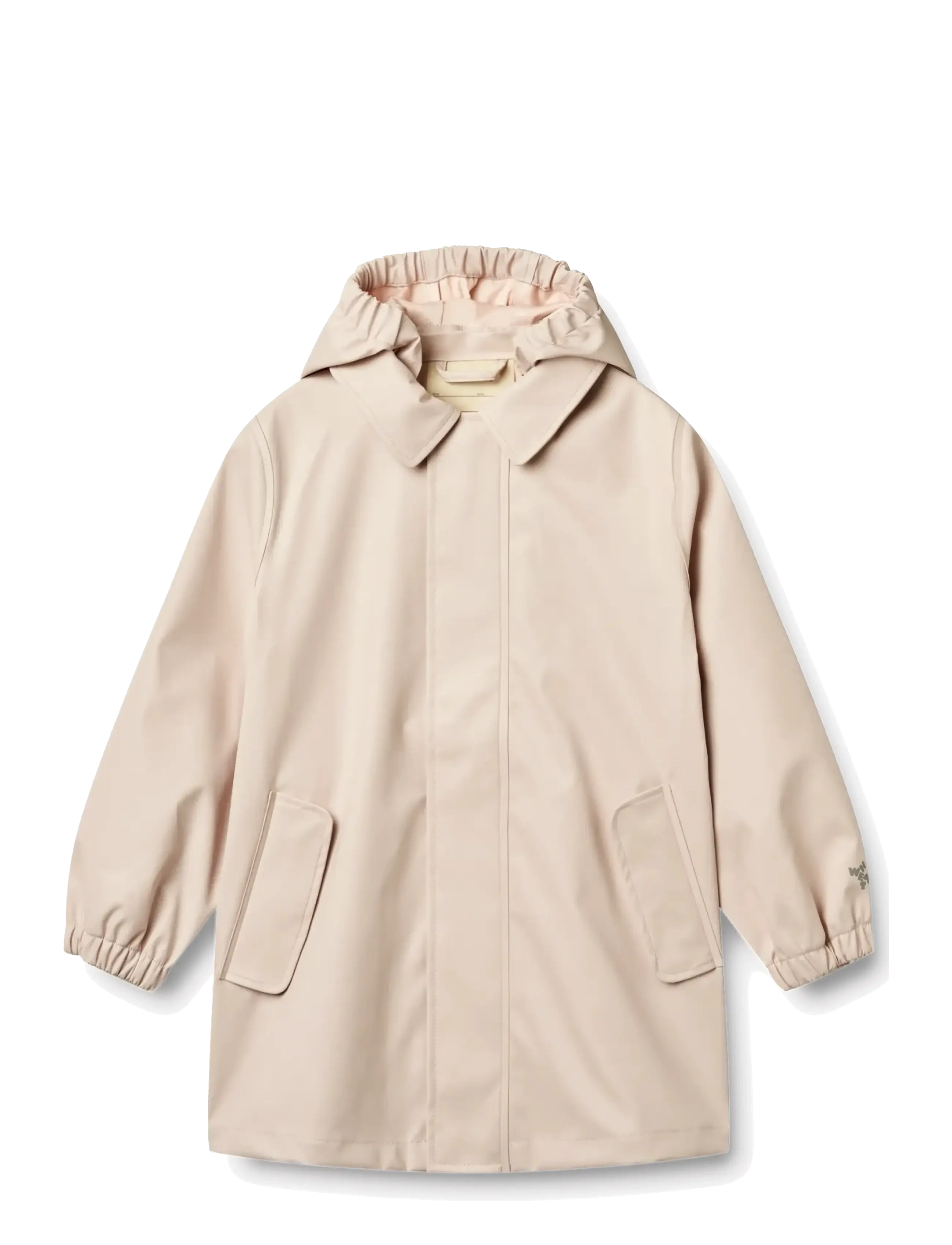 Wheat Rainwear Finley Long Jacket, 104, Rainwear, Rosa - Jackets, Kinder
