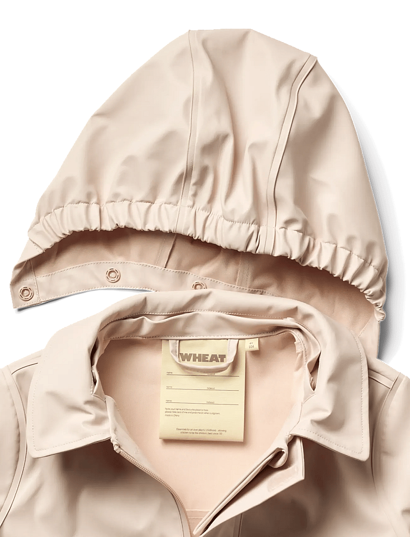 Wheat - Rainwear Finley Long Jacket - vihmajoped - soft lavender - 2