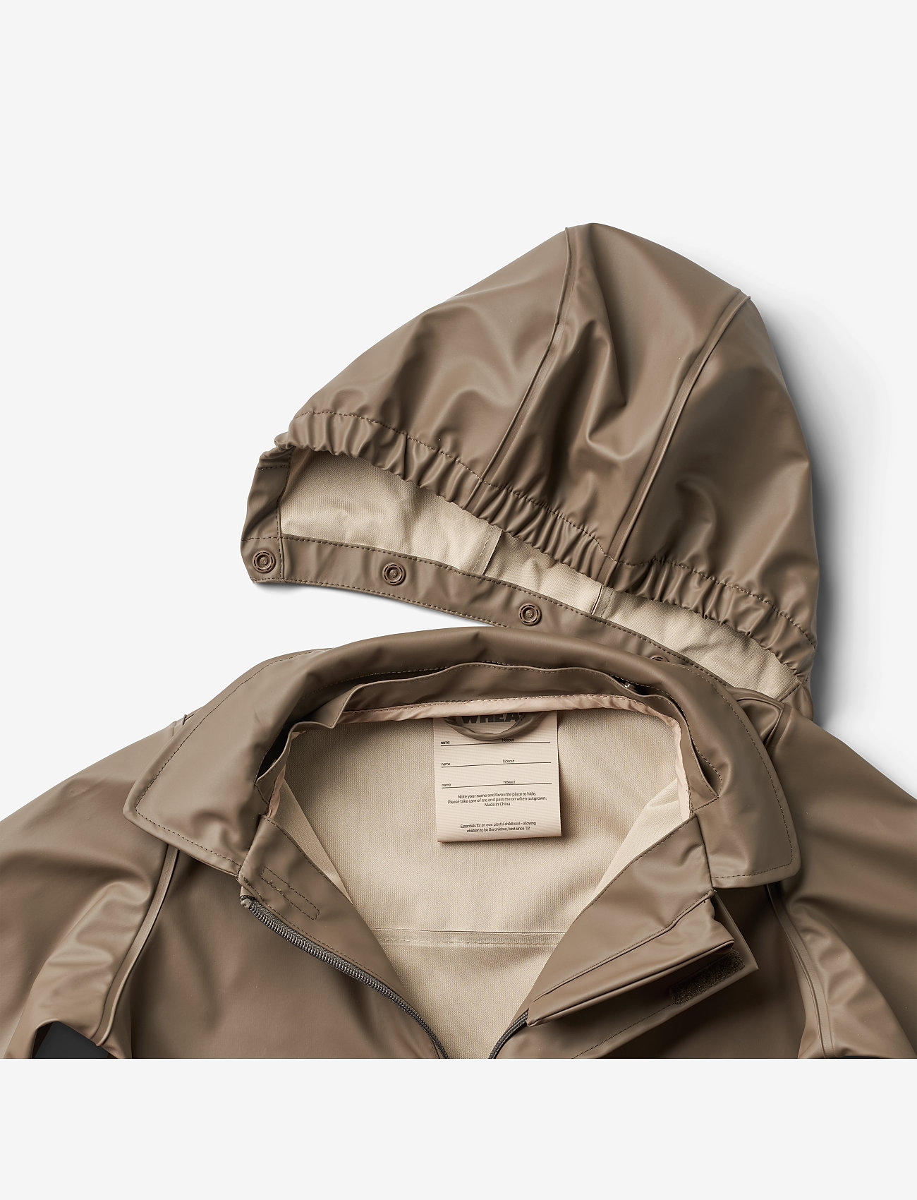 Wheat - Rainwear Long Jacket Finley - dry wood - 2