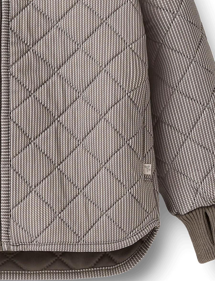 Wheat - Thermo Jacket Loui - thermo jackets - brown stripe - 2