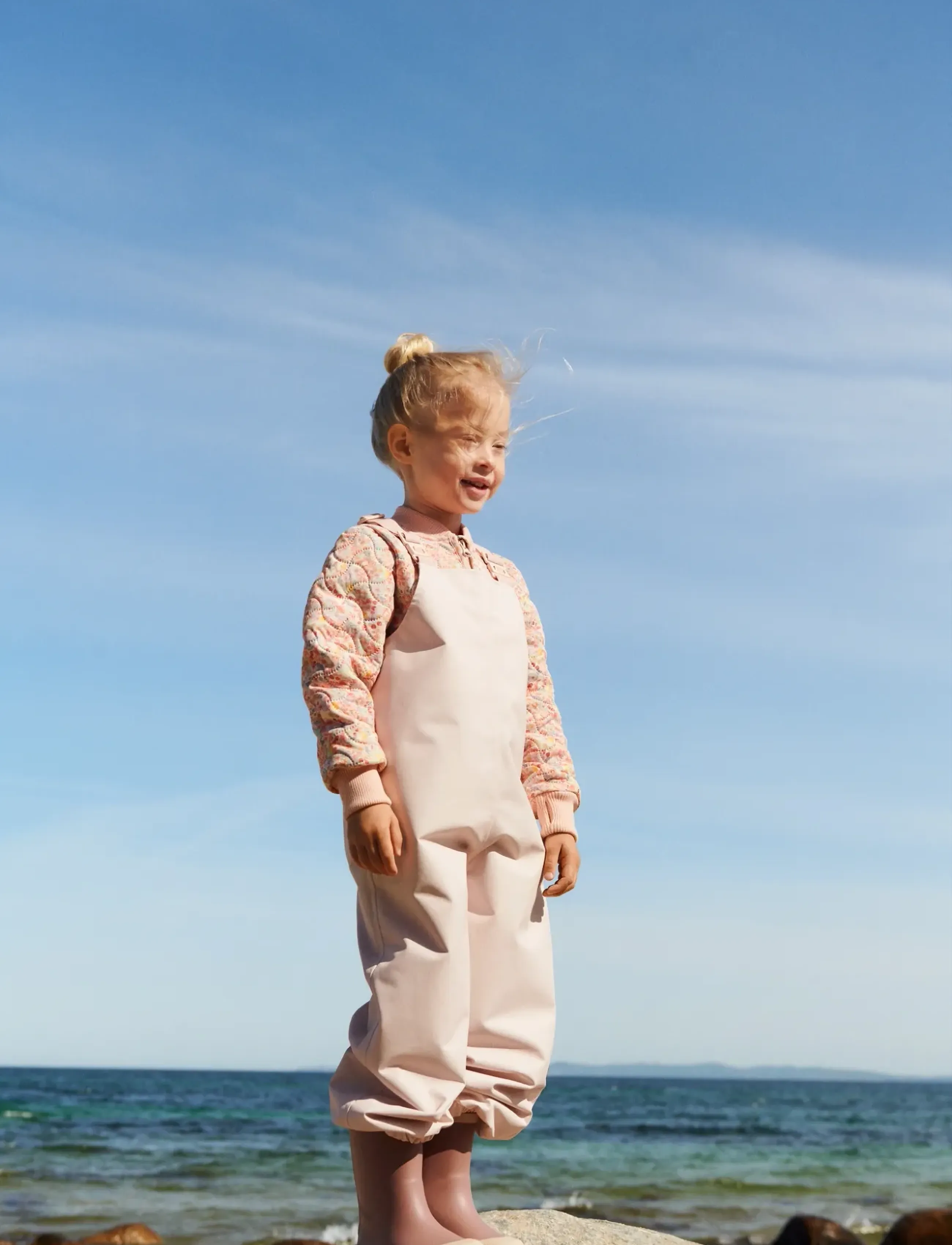 Wheat Thermo Jacket Loui, 110, Pink, Termo-Yttertøj > Termo-Jakker, Børn