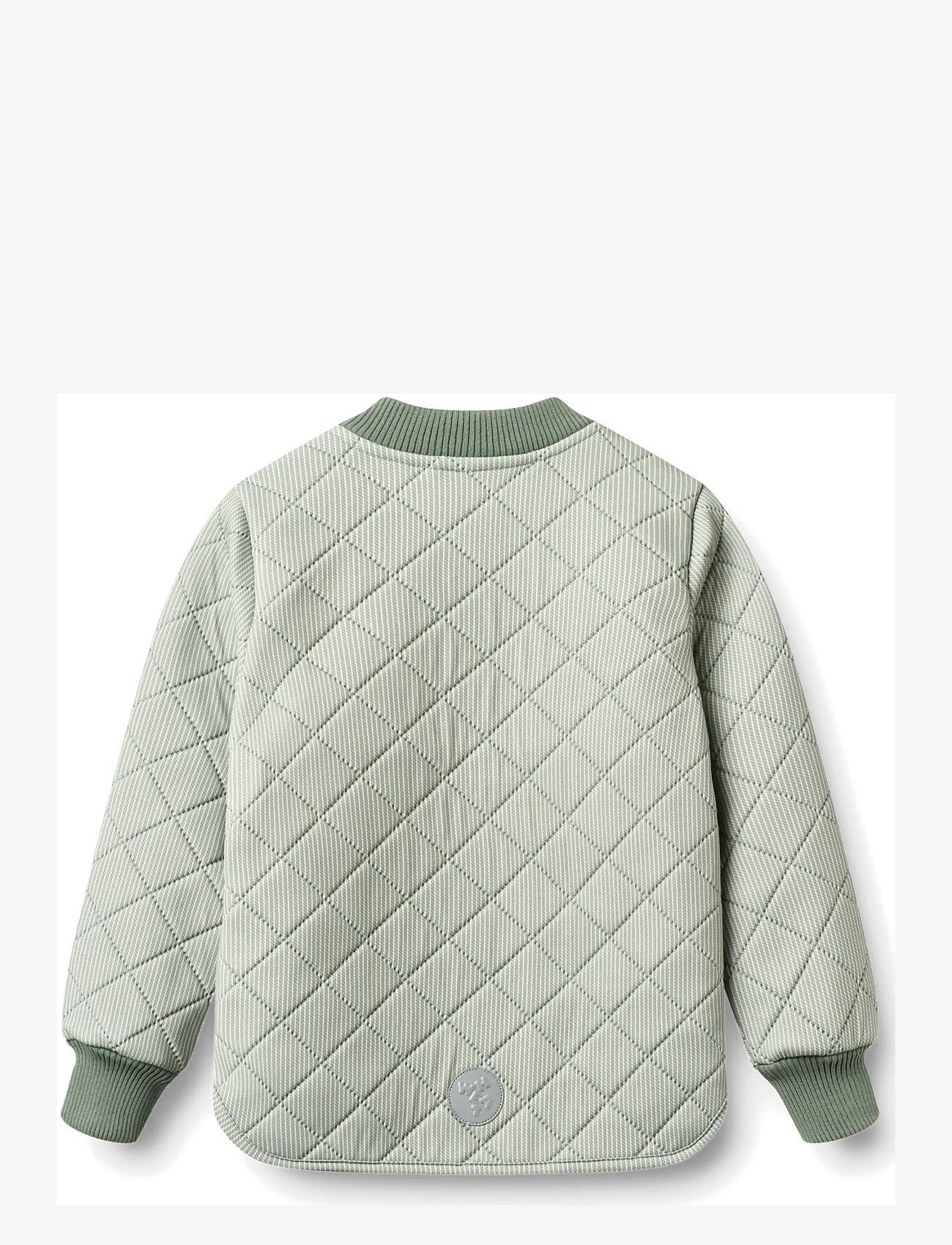 Wheat - Thermo Jacket Loui - quiltede jakker - green stripe - 1