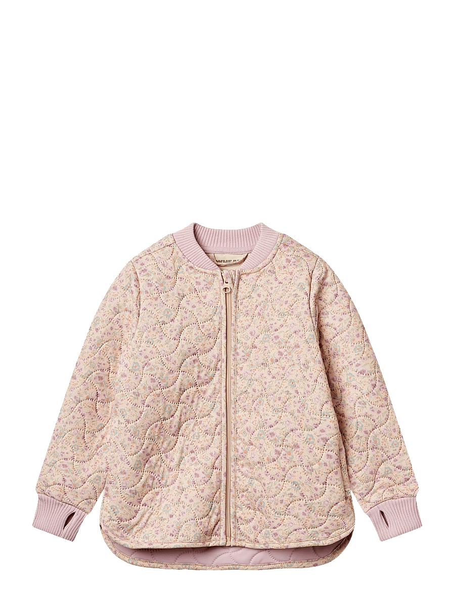 Wheat - Thermo Jacket Loui - quiltade jackor - pansies - 0