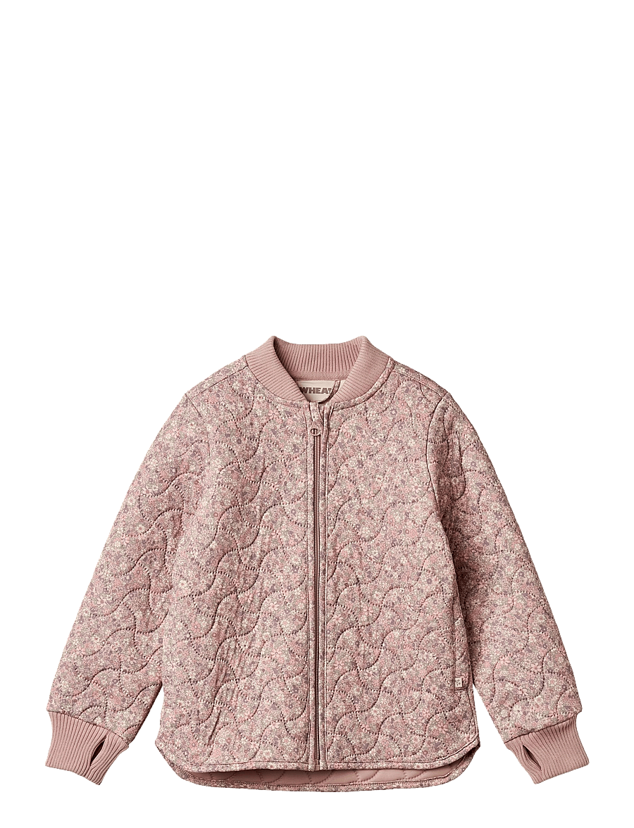 Wheat - Thermo Jacket Loui - quiltede jakker - powder flower meadow - 0