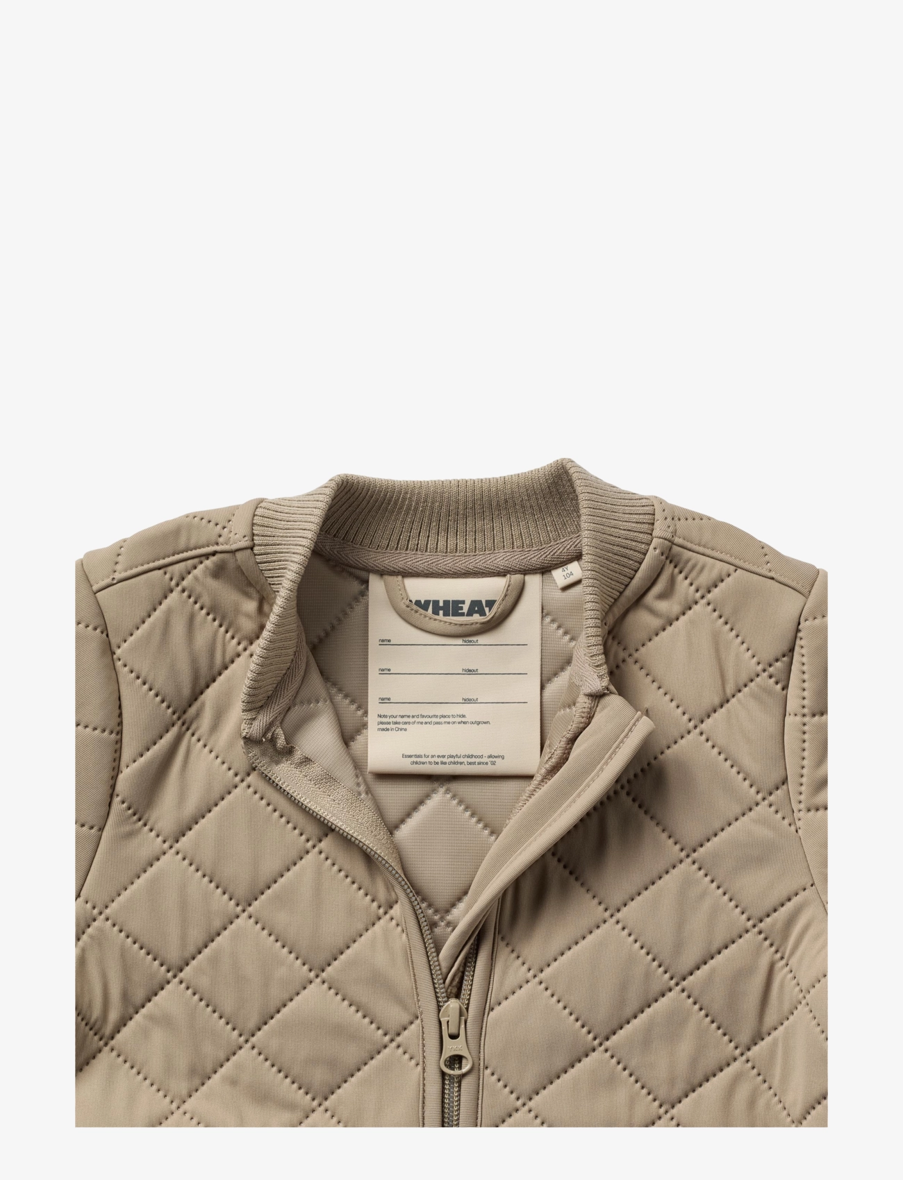 Wheat - Thermo Jacket Loui - efterårsjakker - beige stone - 3