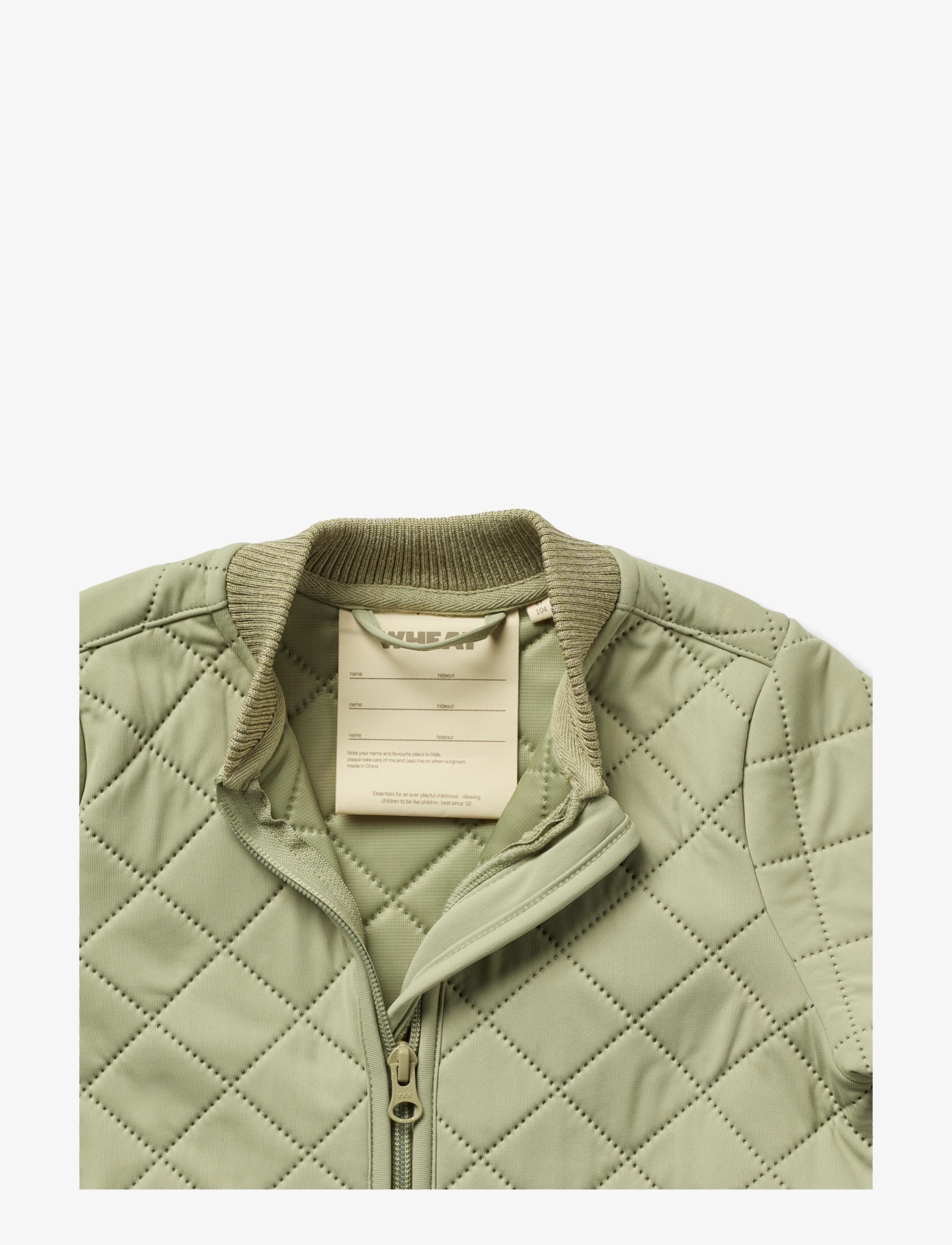 Wheat - Thermo Jacket Loui - efterårsjakker - green tea - 2