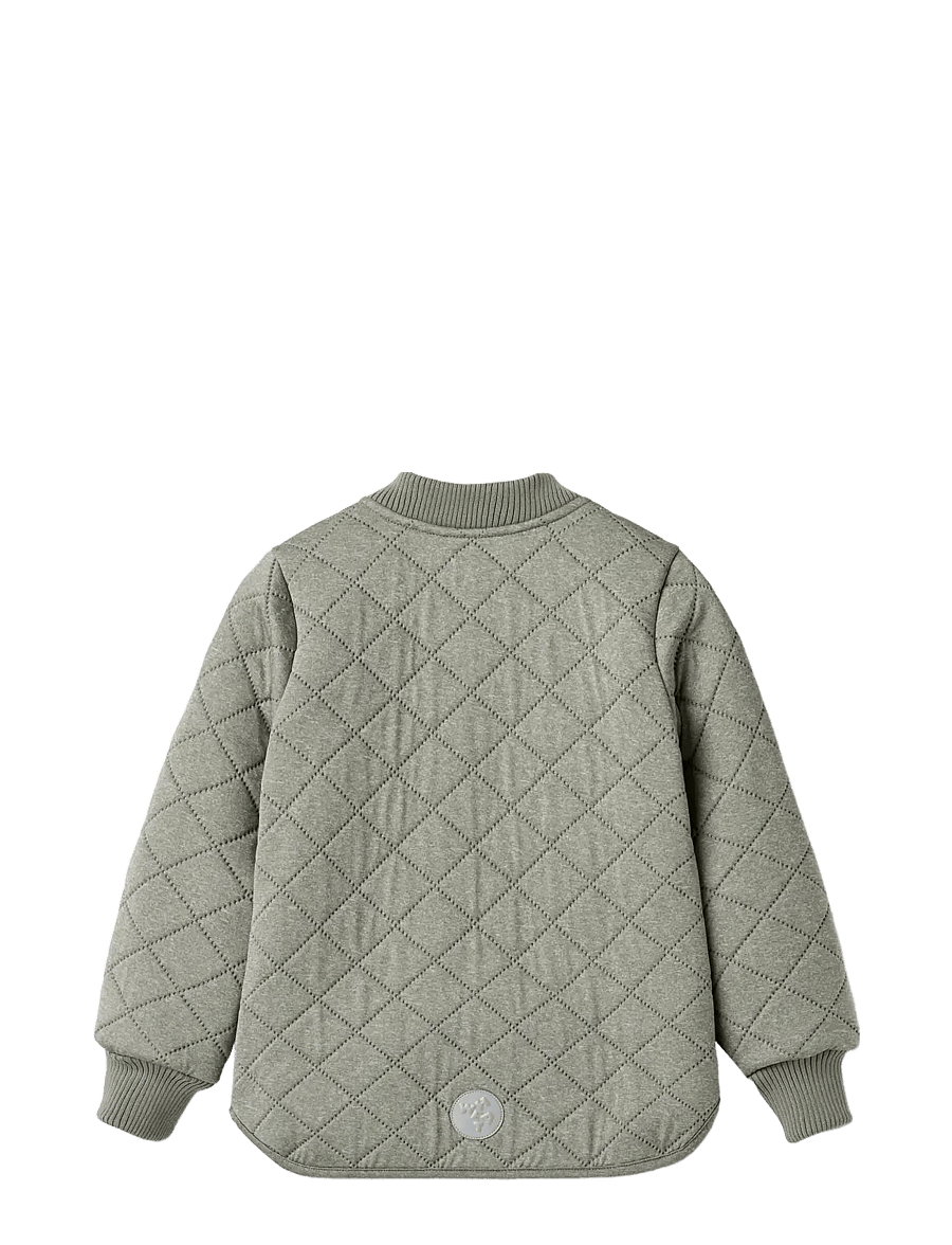 Wheat - Thermo jacket Loui - quiltede jakker - thunder melange - 1