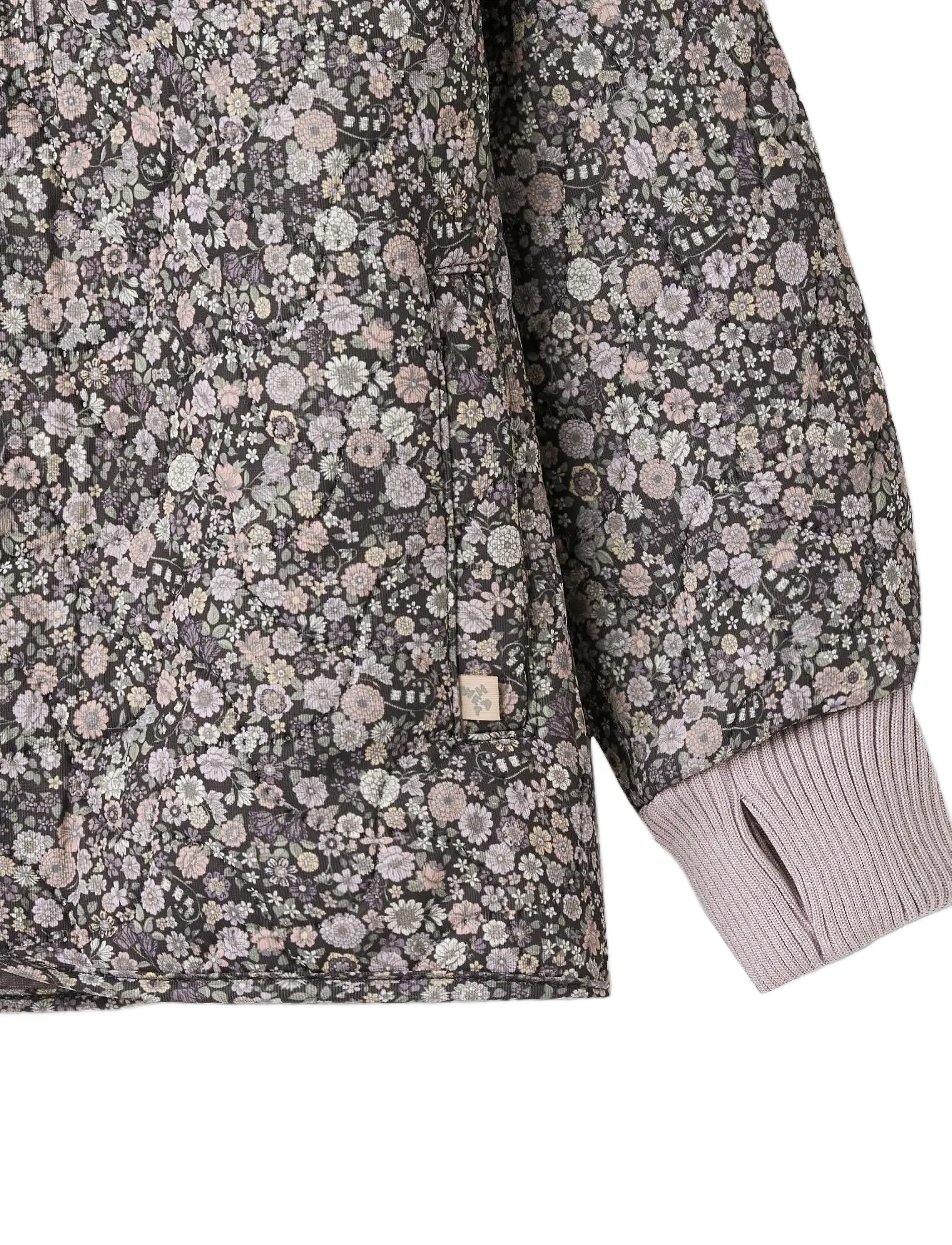 Wheat - Thermo Jacket Thilde - fall jackets - black sea flowers - 2