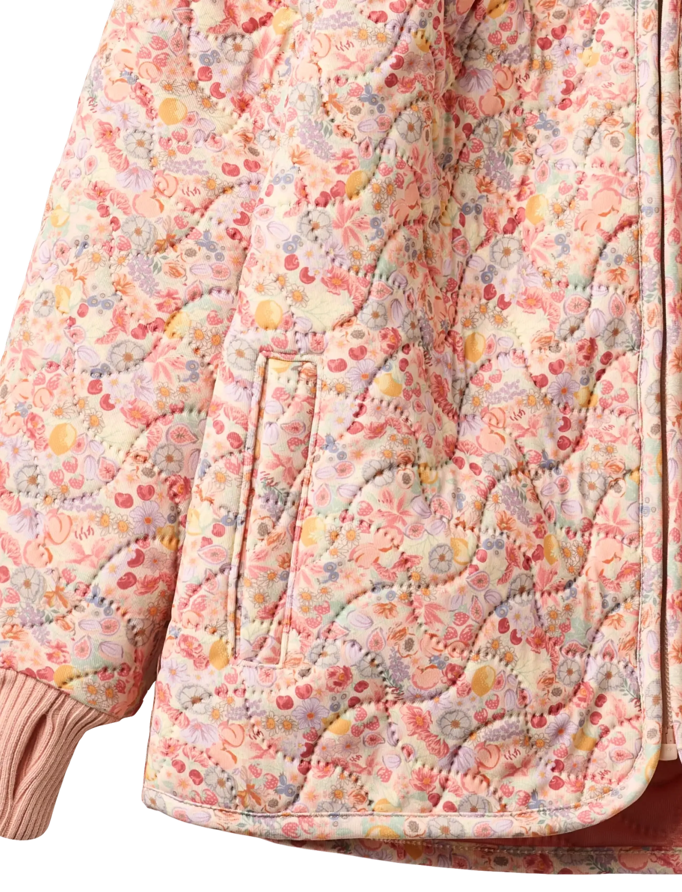 Wheat - Thermo Jacket Thilde - quiltede jakker - fruits and flowers - 2