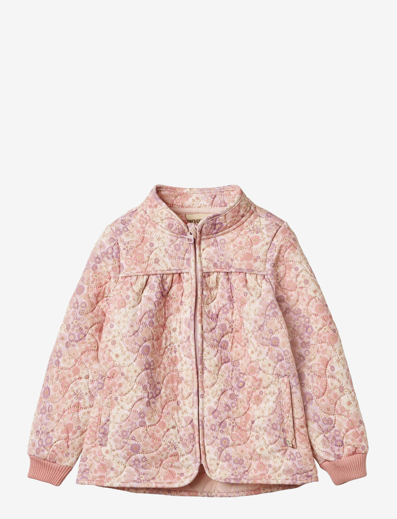 Wheat - Thermo Jacket Thilde - efterårsjakker - lilac flower rainbow - 0