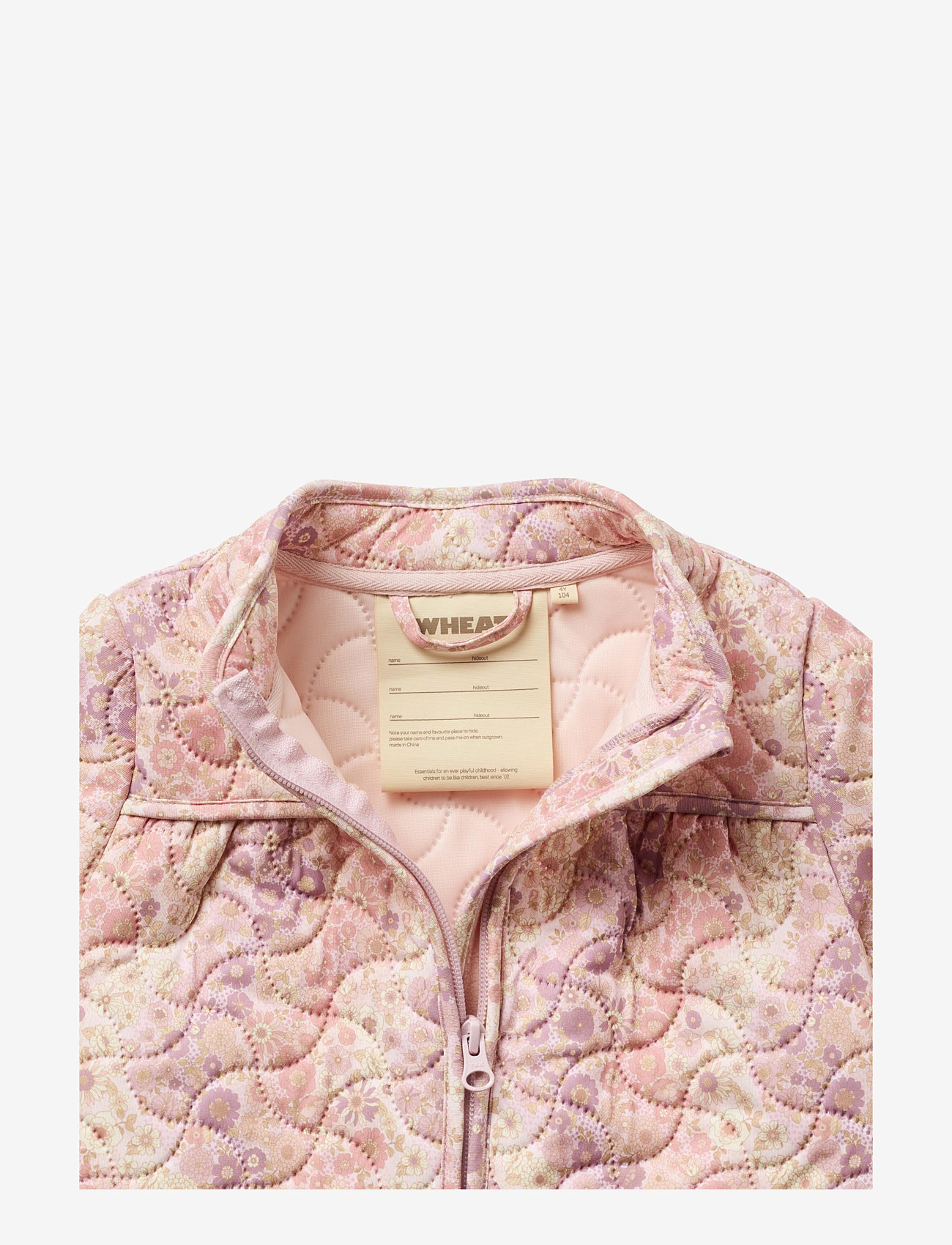 Wheat - Thermo Jacket Thilde - efterårsjakker - lilac flower rainbow - 2
