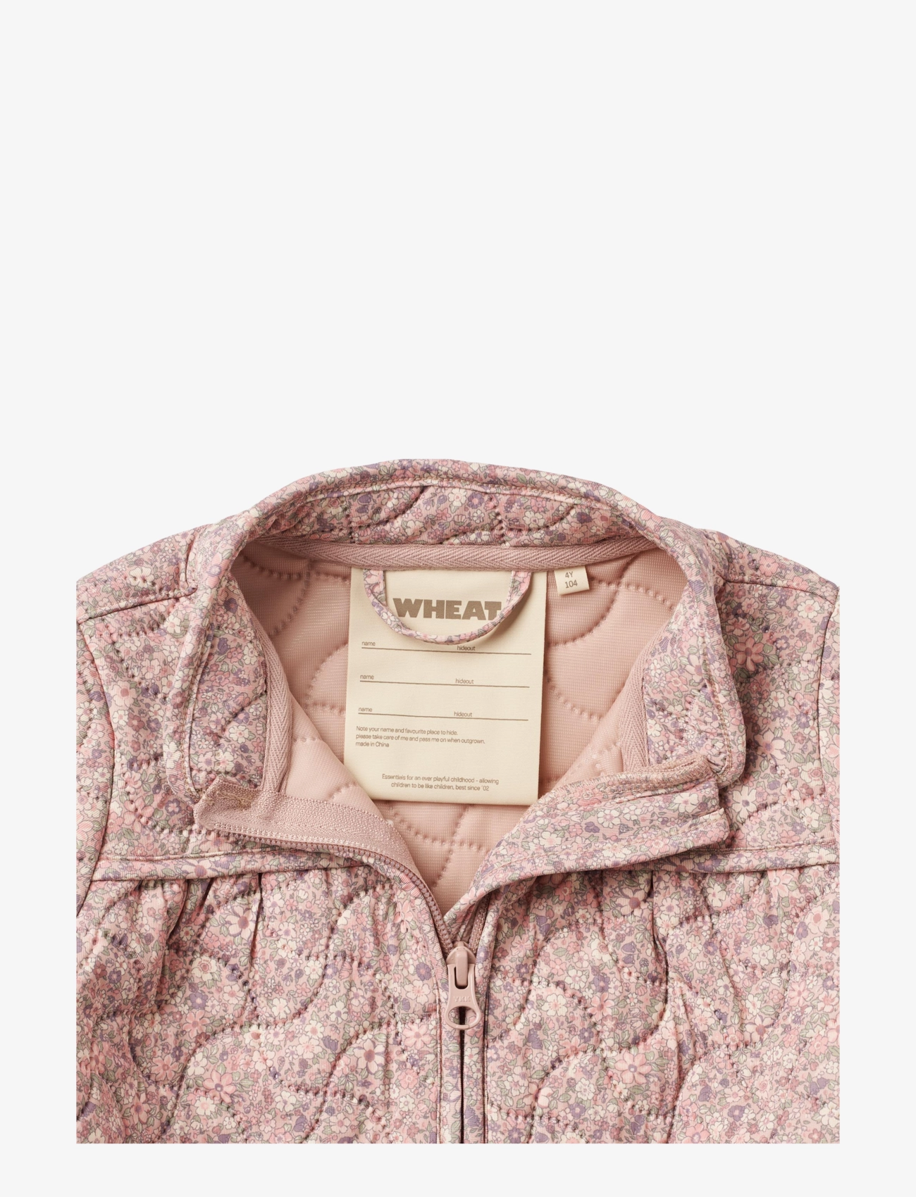 Wheat - Thermo Jacket Thilde - quiltede jakker - powder flower meadow - 2