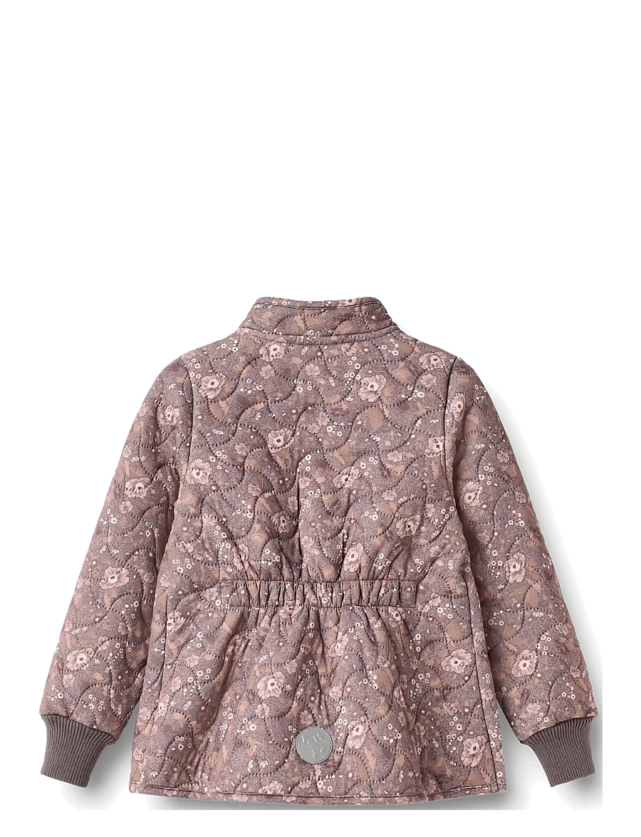 Wheat - Thermo Jacket Thilde - thermo jackets - purple stone flowers - 1