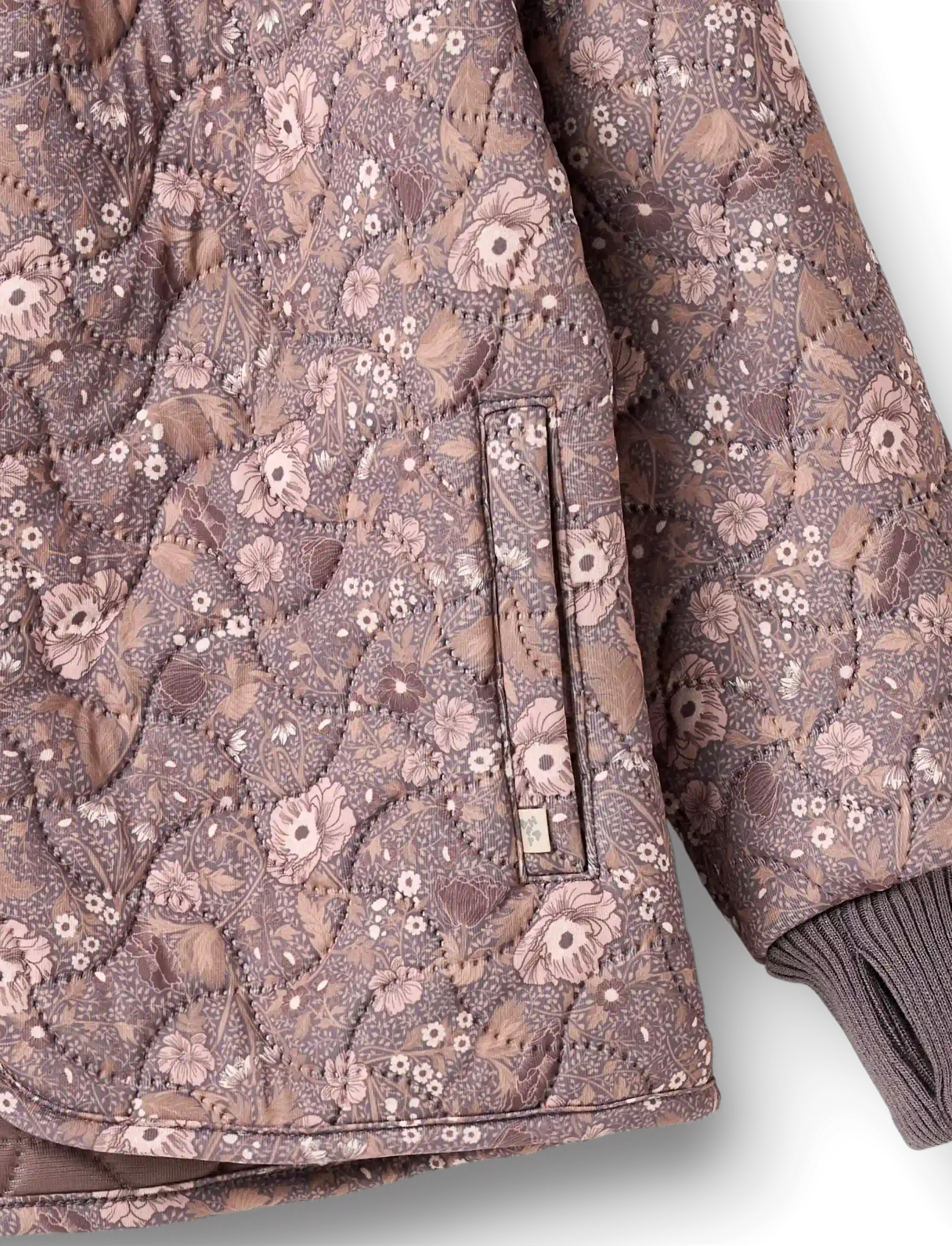 Wheat - Thermo Jacket Thilde - thermo jackets - purple stone flowers - 2
