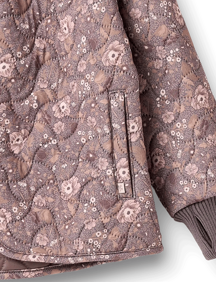Wheat - Thermo Jacket Thilde - thermo jackets - purple stone flowers - 2