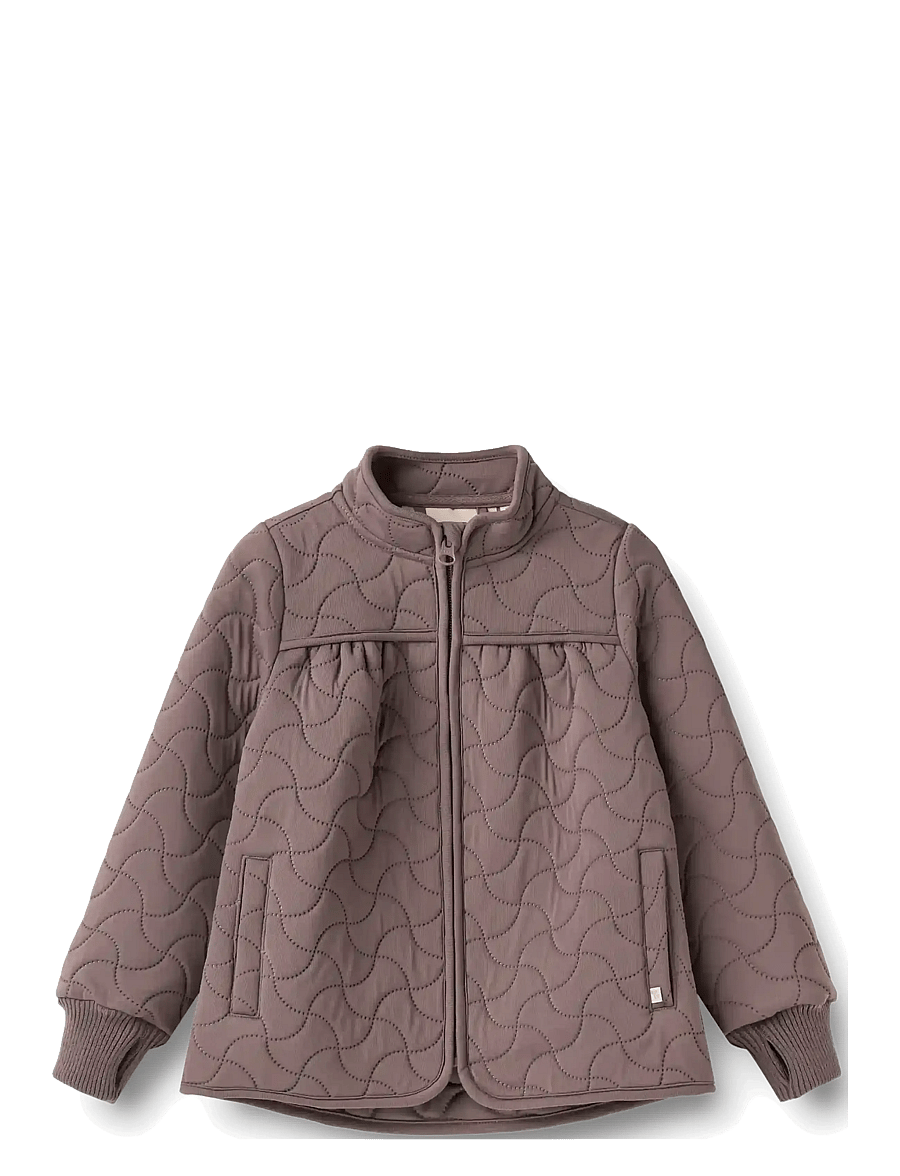 Wheat - Thermo Jacket Thilde - thermo jackets - plum - 0