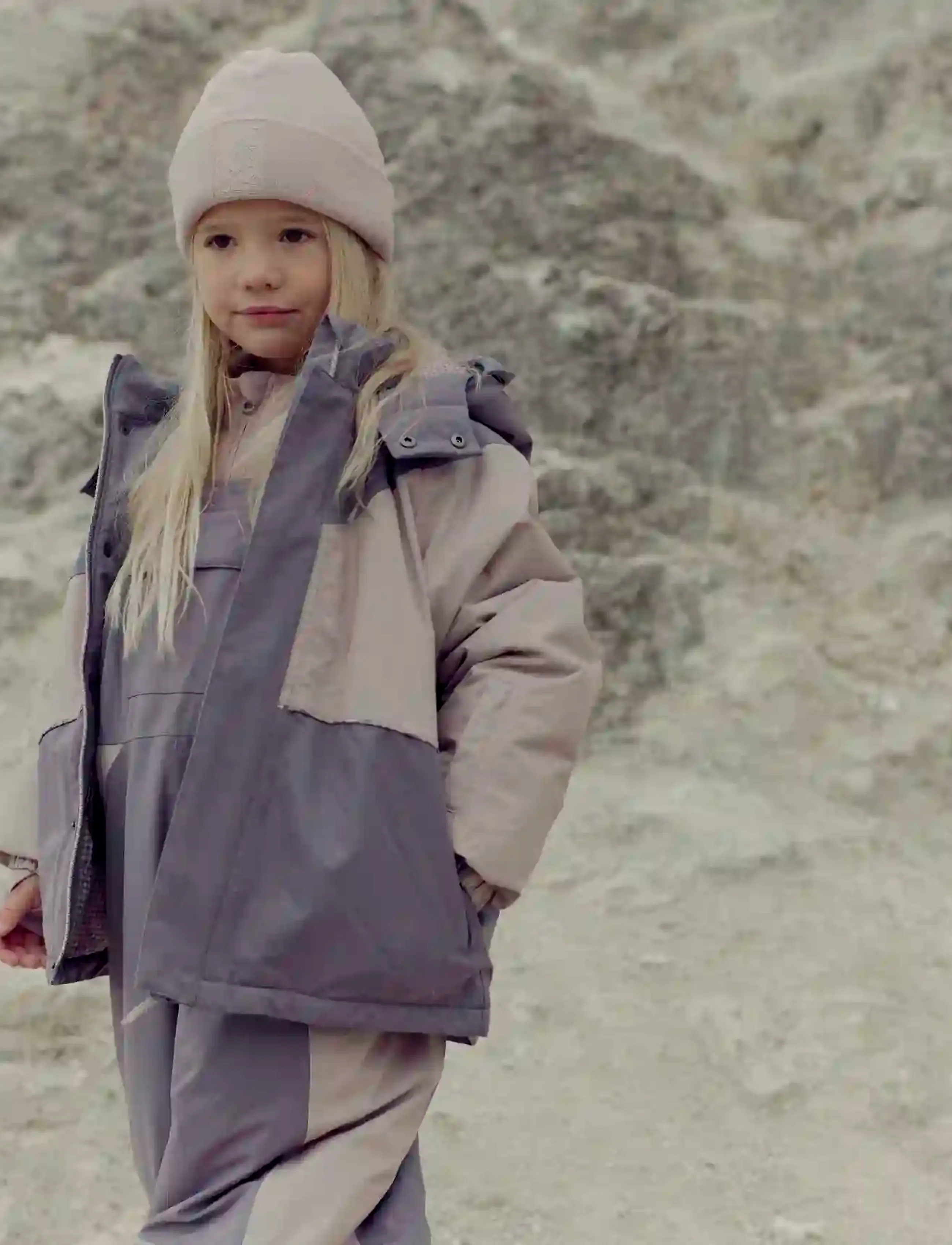 Wheat - Ski Jacket Sneen - ski jackets - purple stone - 2