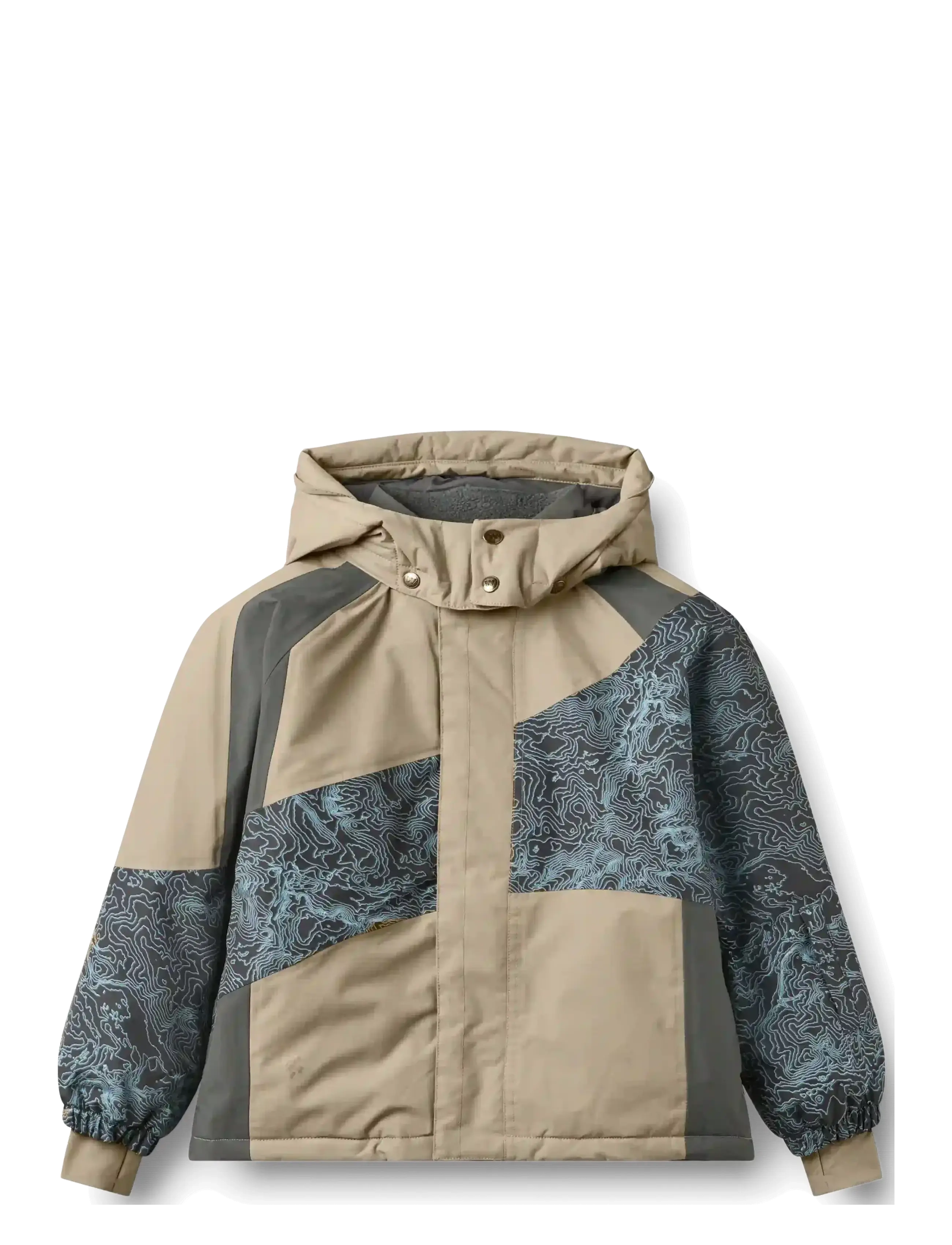 Wheat Ski Jacket Sneen - Winter jackets - GREY STONE / grey
