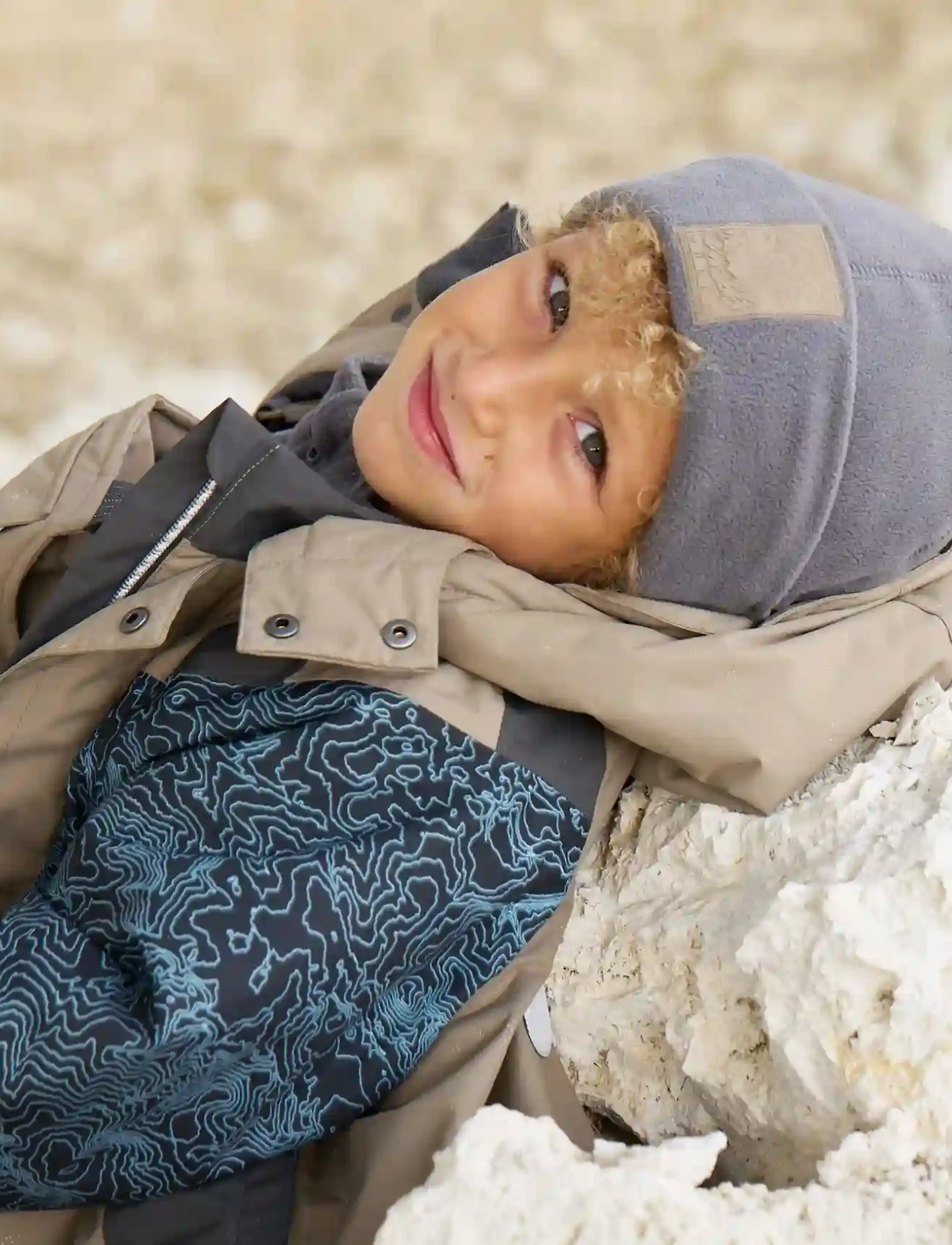 Wheat - Ski Jacket Sneen - ski jackets - grey stone - 4