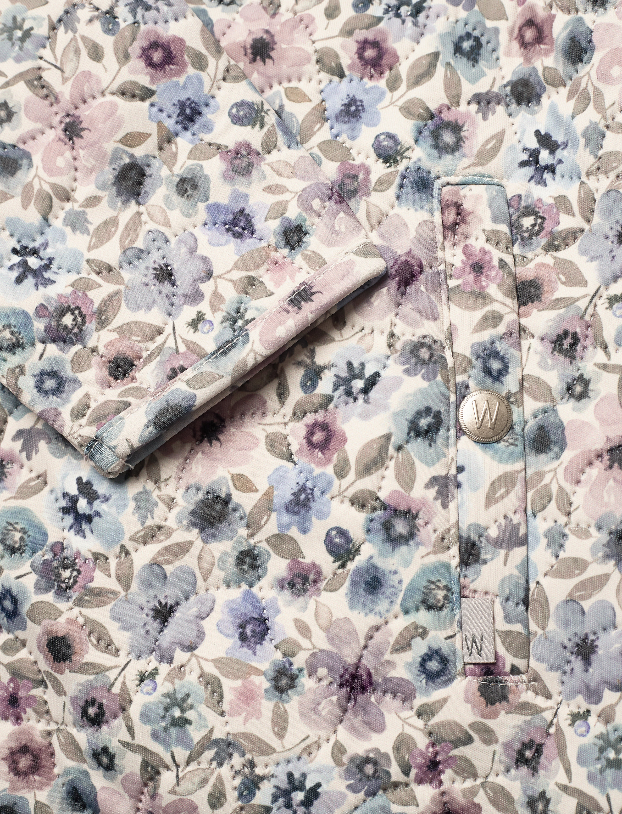 Wheat - Thermo Jacket Flora - eggshell watercolor flowers - 4