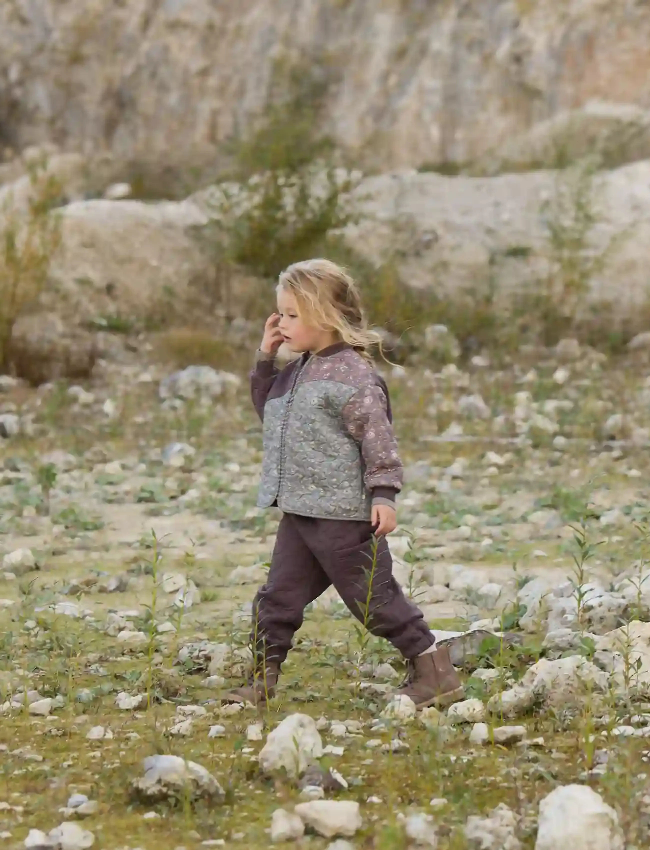 Wheat Thermo Jacket Nanna, 110, Oberbekleidung, Mehrfarbig/gemustert - Jackets, Kinder