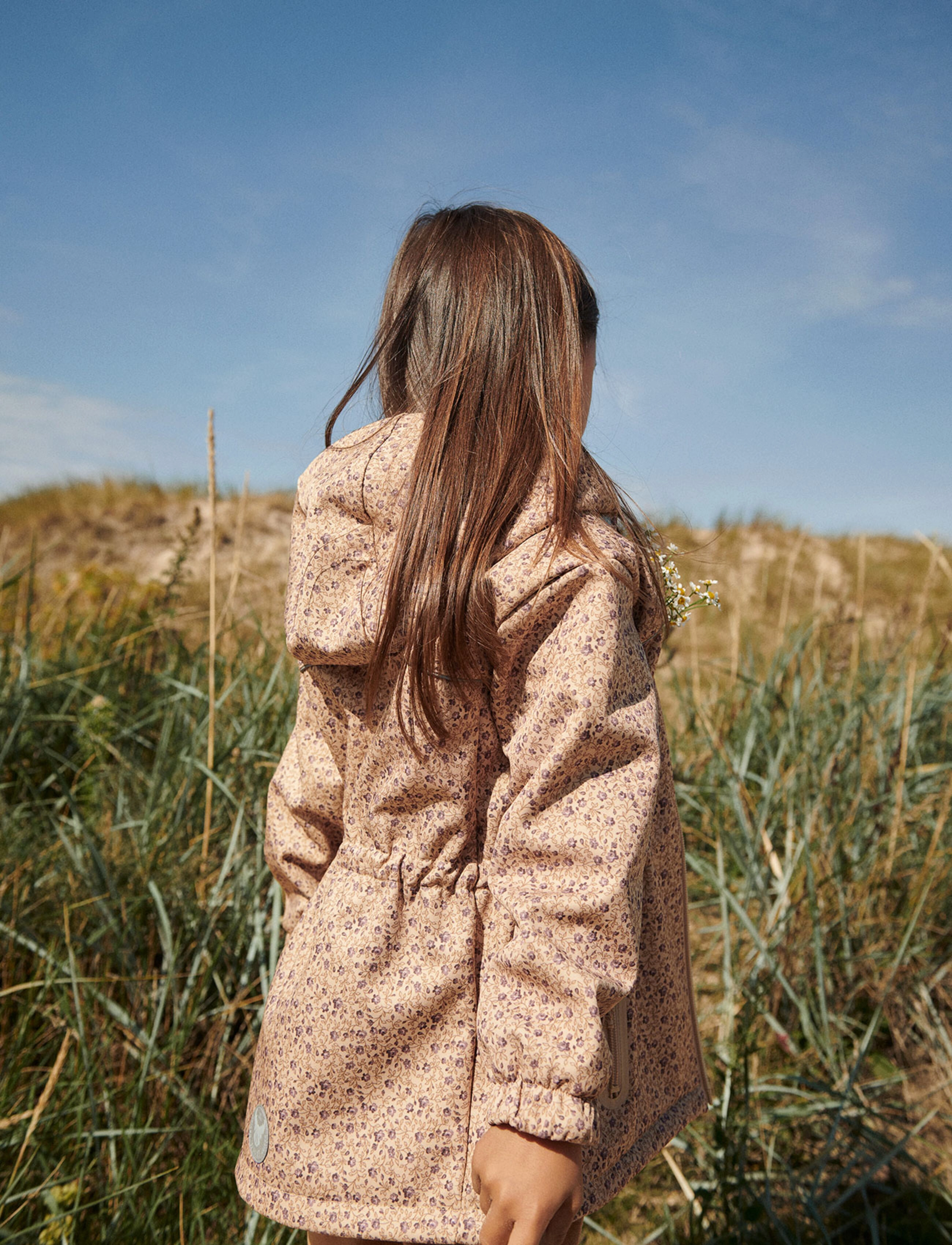 Wheat - Softshell Jacket Elois - lilac flowers - 3
