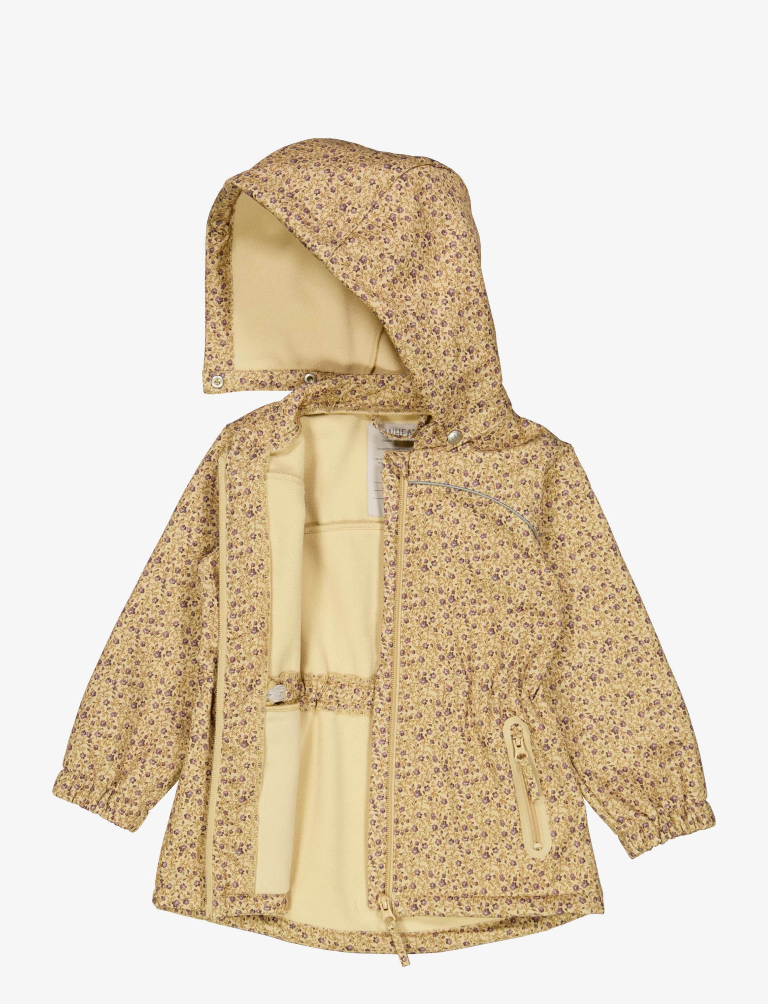 Wheat - Softshell Jacket Elois - lilac flowers - 2