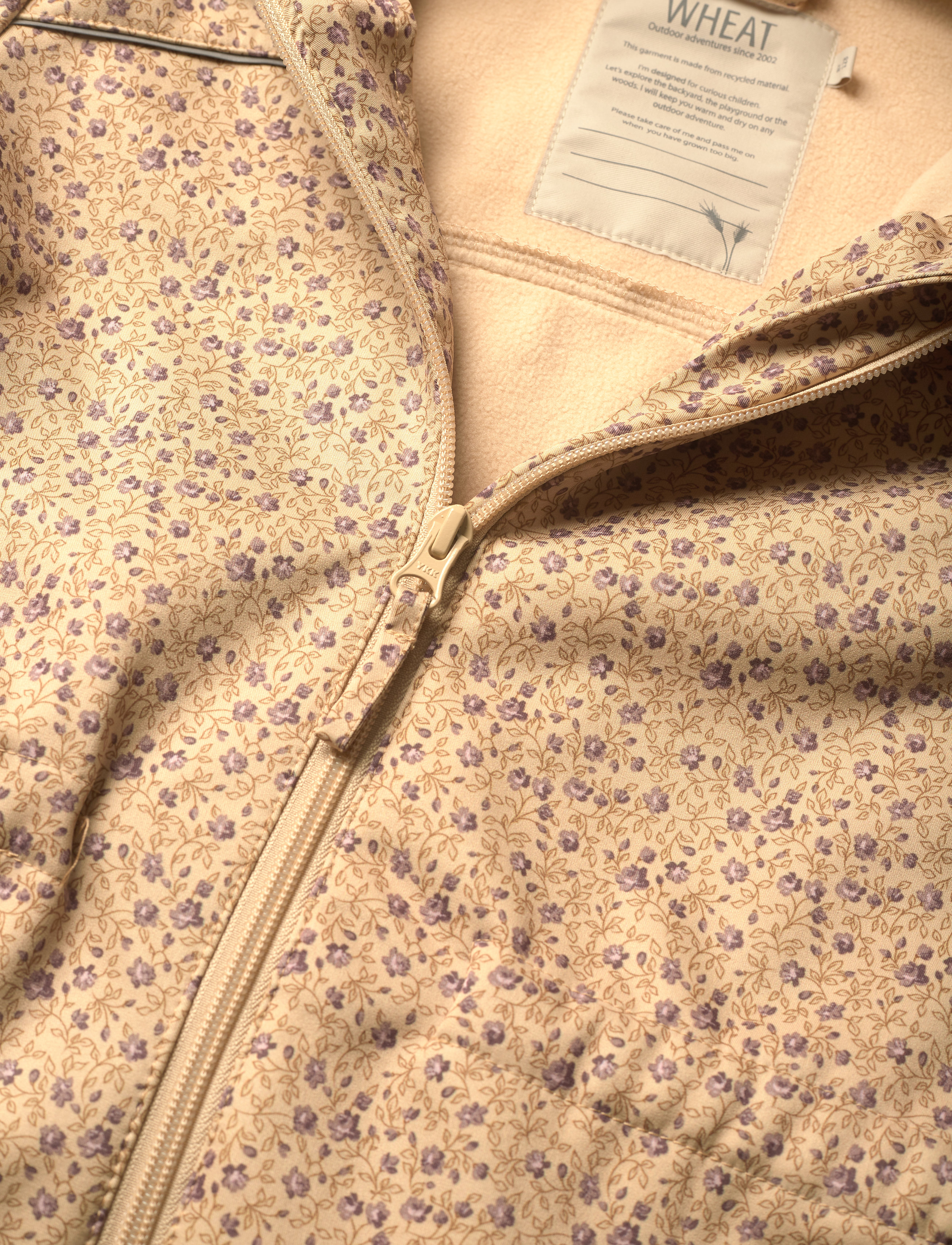 Wheat - Softshell Jacket Elois - lilac flowers - 4