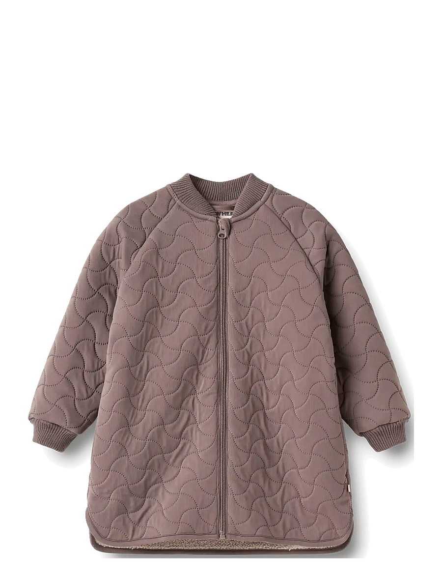 Wheat - Thermo Jacket Helga - thermo jackets - plum - 0