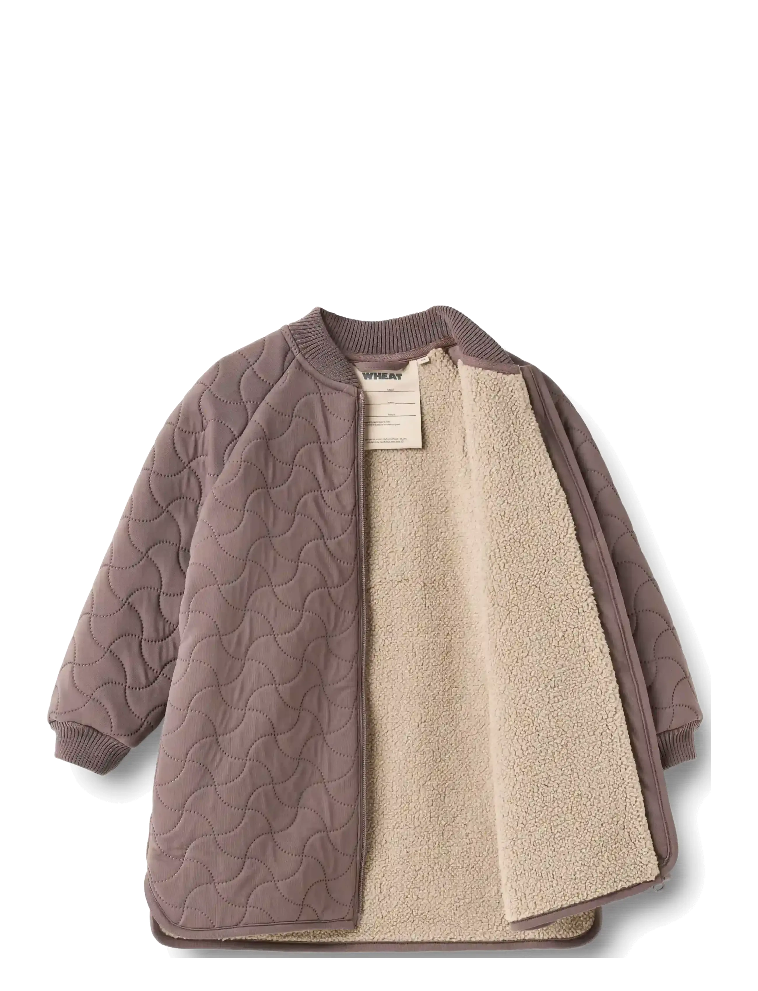 Wheat - Thermo Jacket Helga - thermo jackets - plum - 2