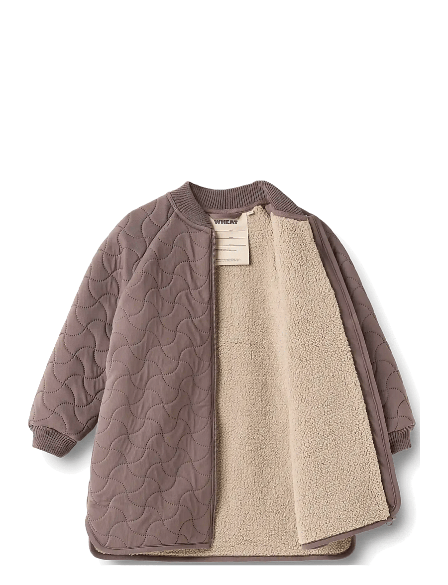 Wheat - Thermo Jacket Helga - thermo jackets - plum - 2