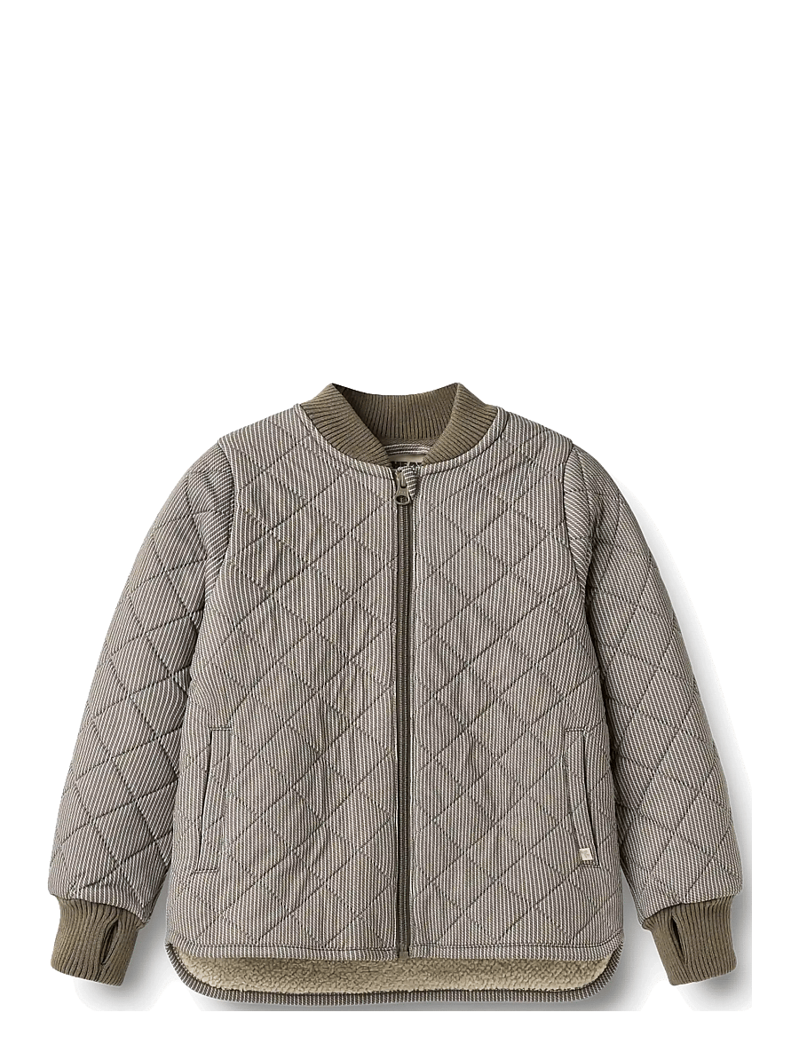 Wheat - Thermo Jacket Benni - termojakker - brown stripe - 0