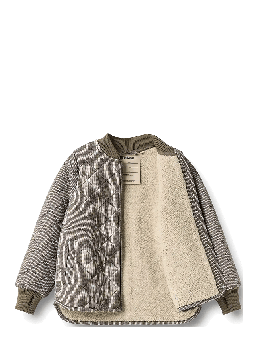 Wheat - Thermo Jacket Benni - termojakker - brown stripe - 2