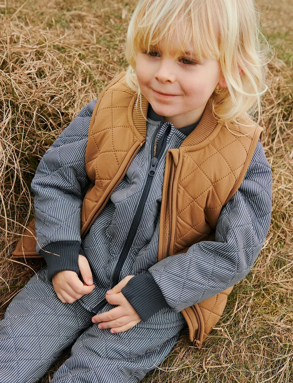 Wheat - Thermo Jacket Benni - termojackor - ink stripe - 0