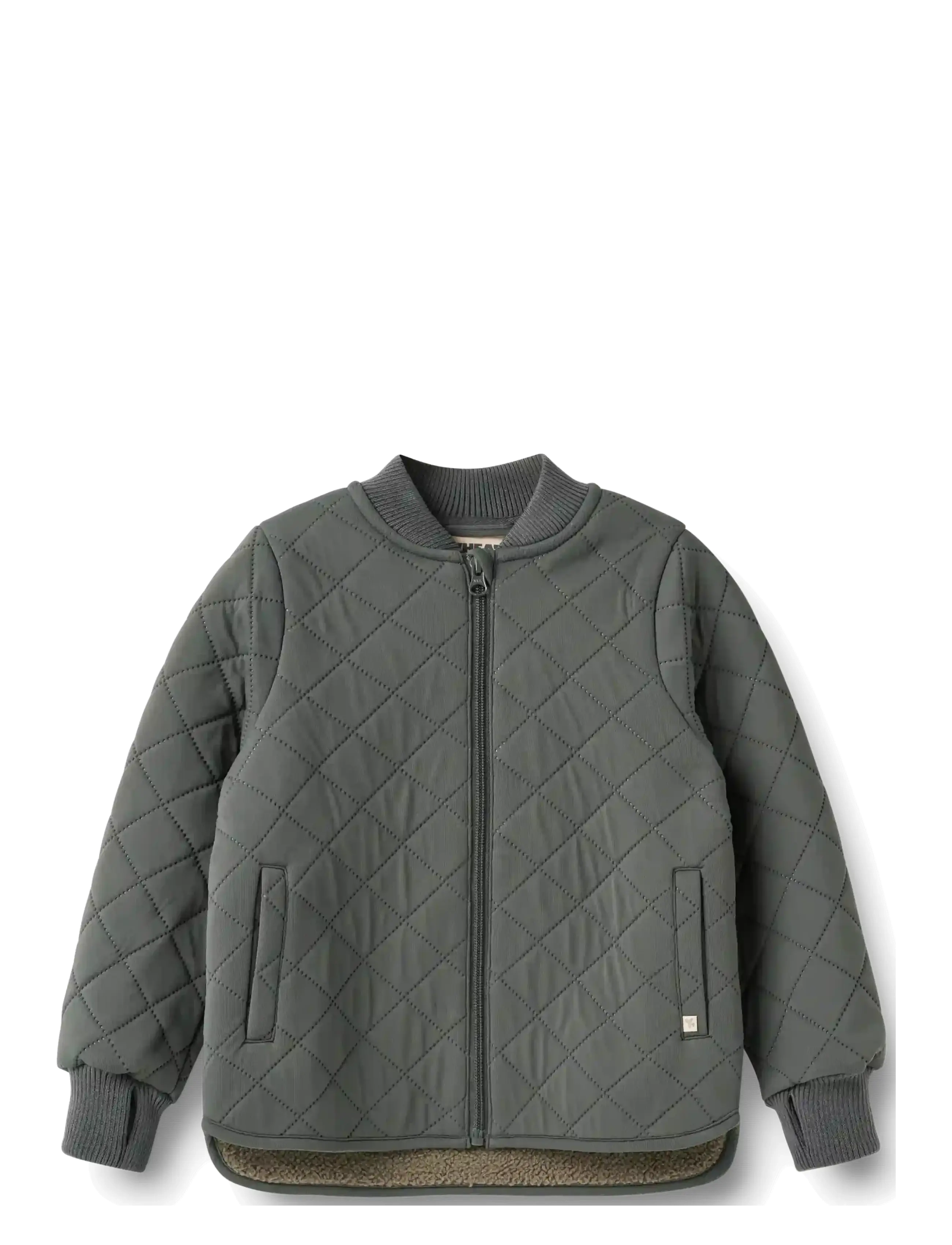 Wheat Thermo Jacket Benni - Teens 140-176 - DARK SHADOW / khaki/green