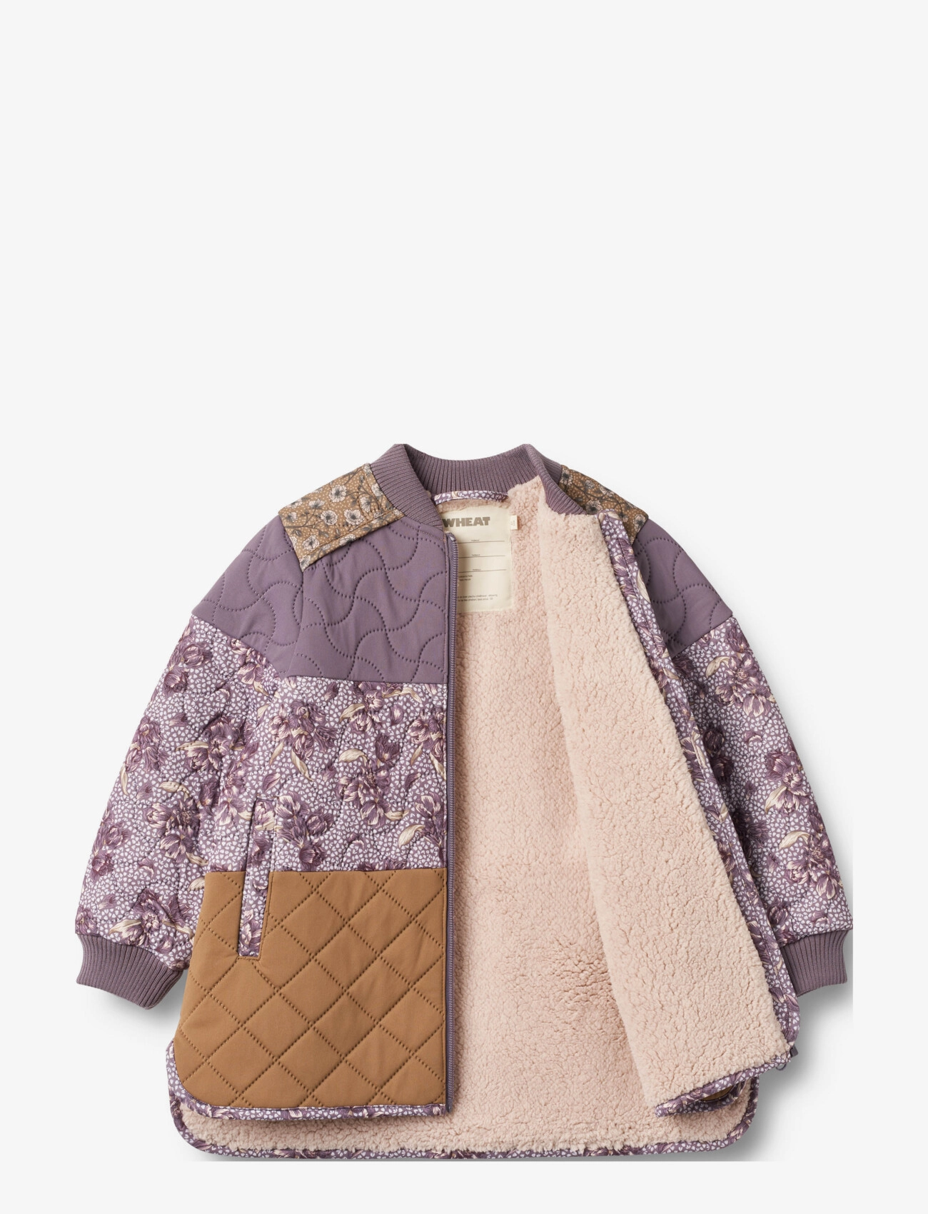 Wheat - Thermo Jacket Hadis - lilac tulips - 2