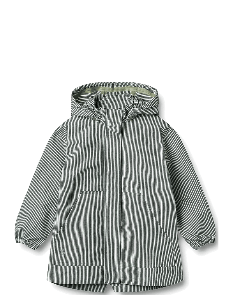 Wheat - Parka Spriing - skaljakker - navy stripe - 0