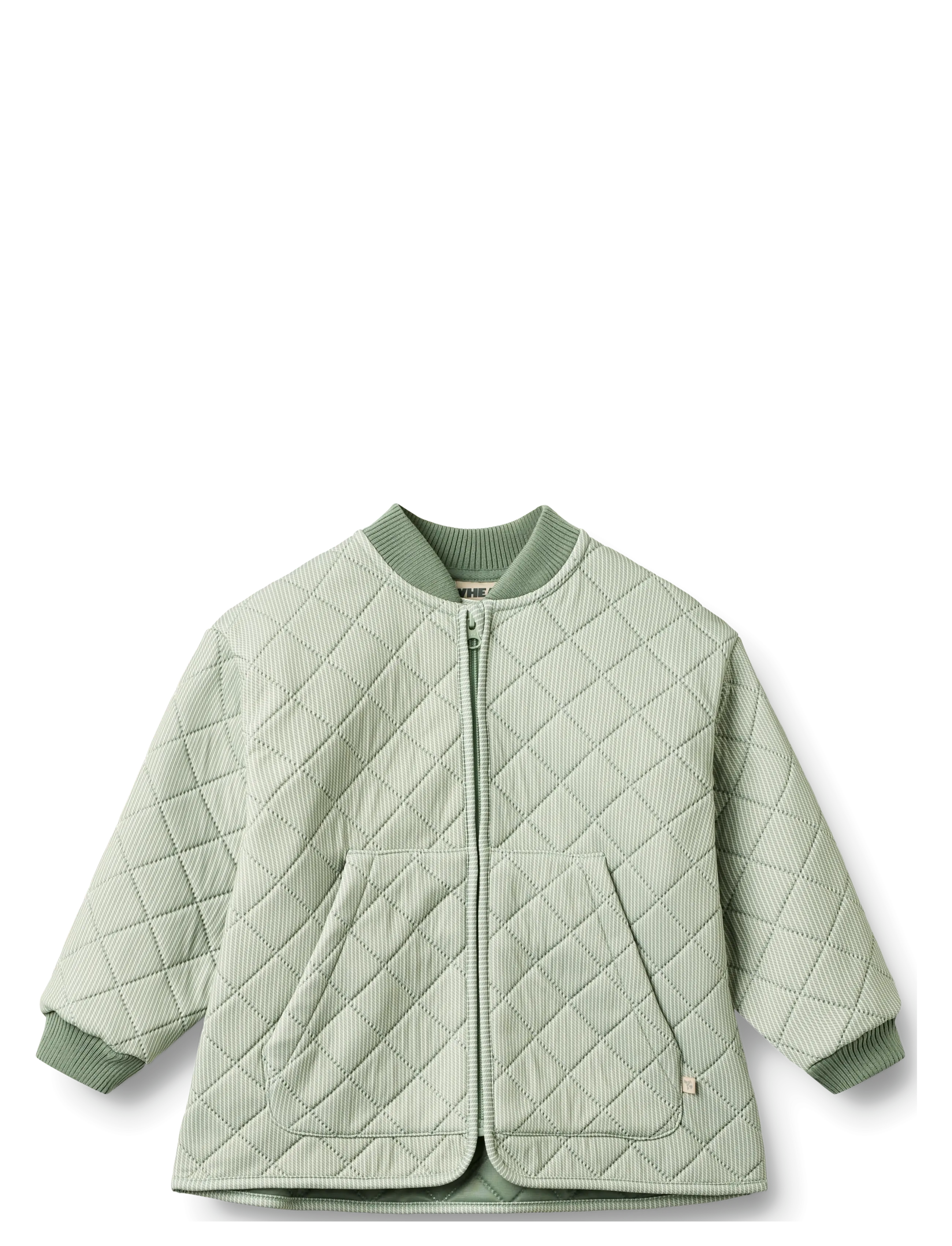 Wheat Thermo Jacket Vando, Børn, Vatteret Termojakke, Grøn, Str: 116