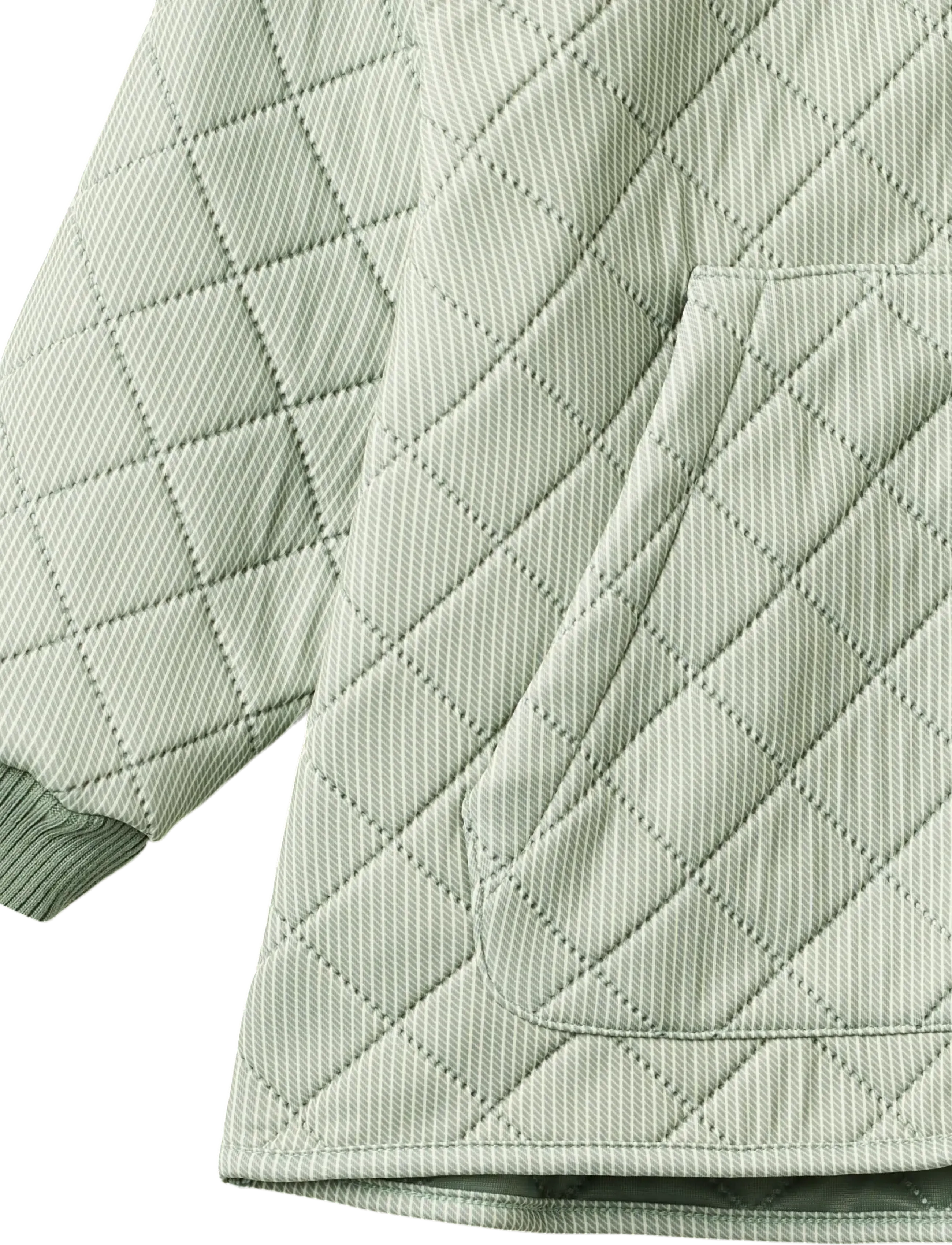 Wheat - Thermo Jacket Vando - høstjakker - green stripe - 2