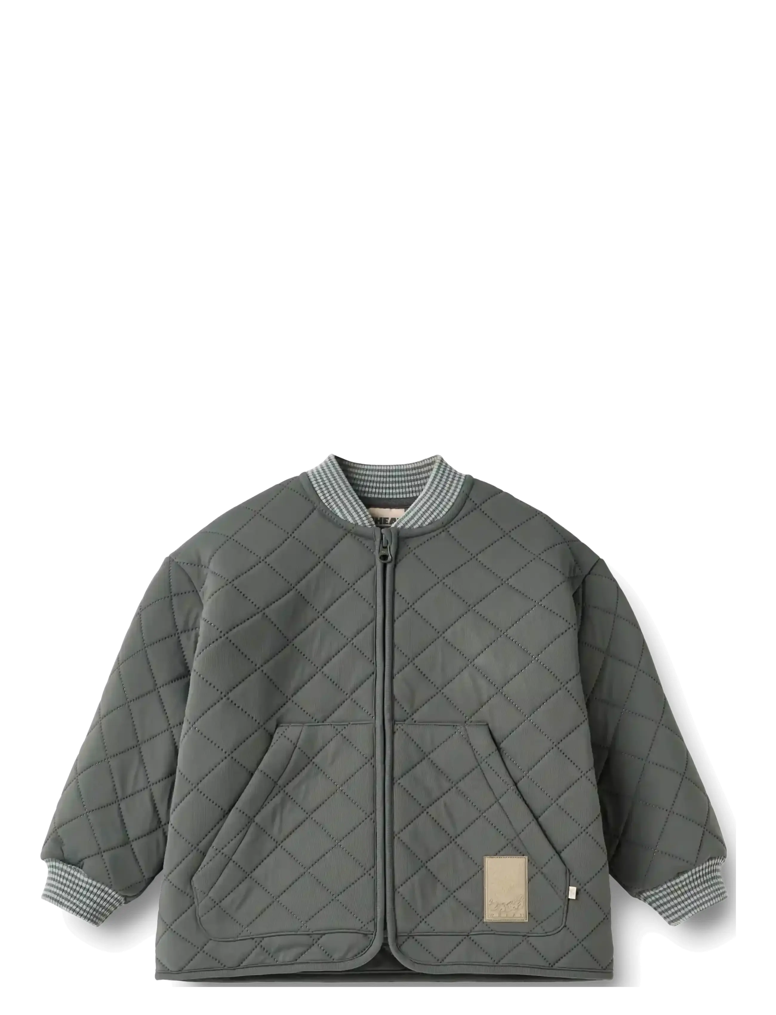 Wheat Thermo Jacket Vando - Teens 140-176 - DARK SHADOW / grey