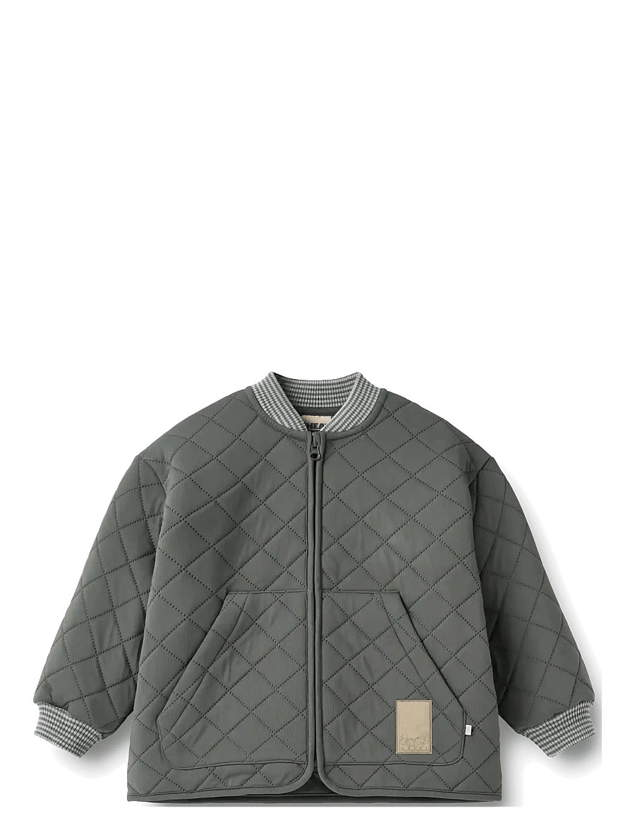 Wheat - Thermo Jacket Vando - quiltede jakker - dark shadow - 0