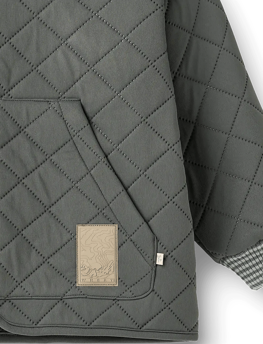 Wheat - Thermo Jacket Vando - quiltede jakker - dark shadow - 2