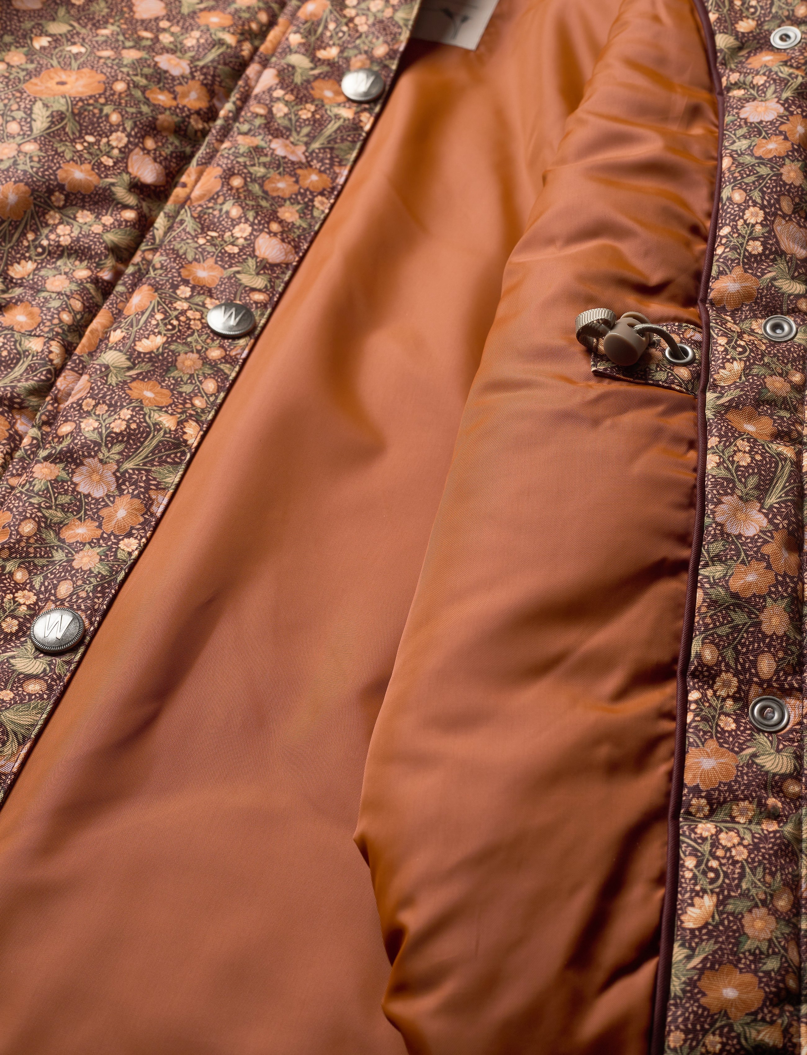 Wheat - Jacket Elda Tech - maroon flowers - 4