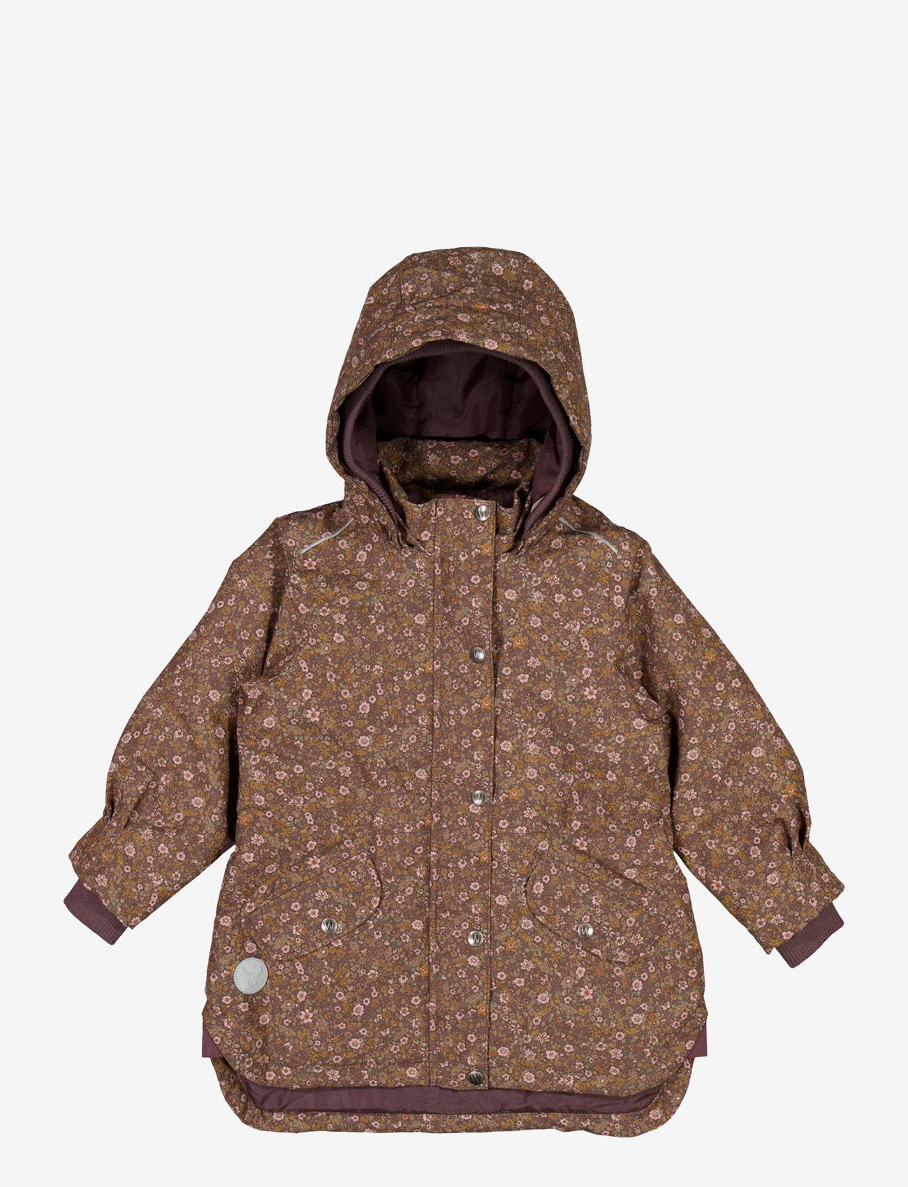 Wheat - Jacket Elda Tech - eggplant flowers - 0