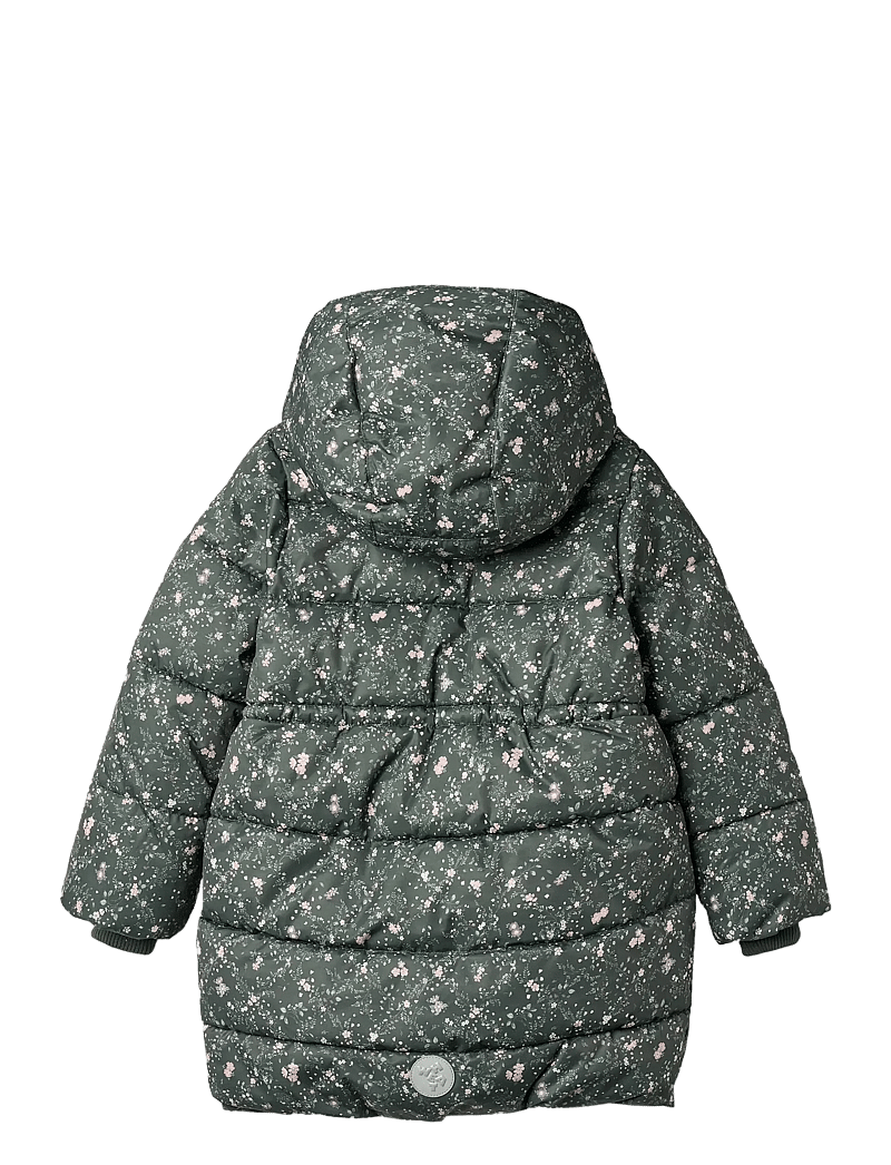 Wheat - Puffer Coat Yrsa - winterjacke - forest lake checked flowers - 1