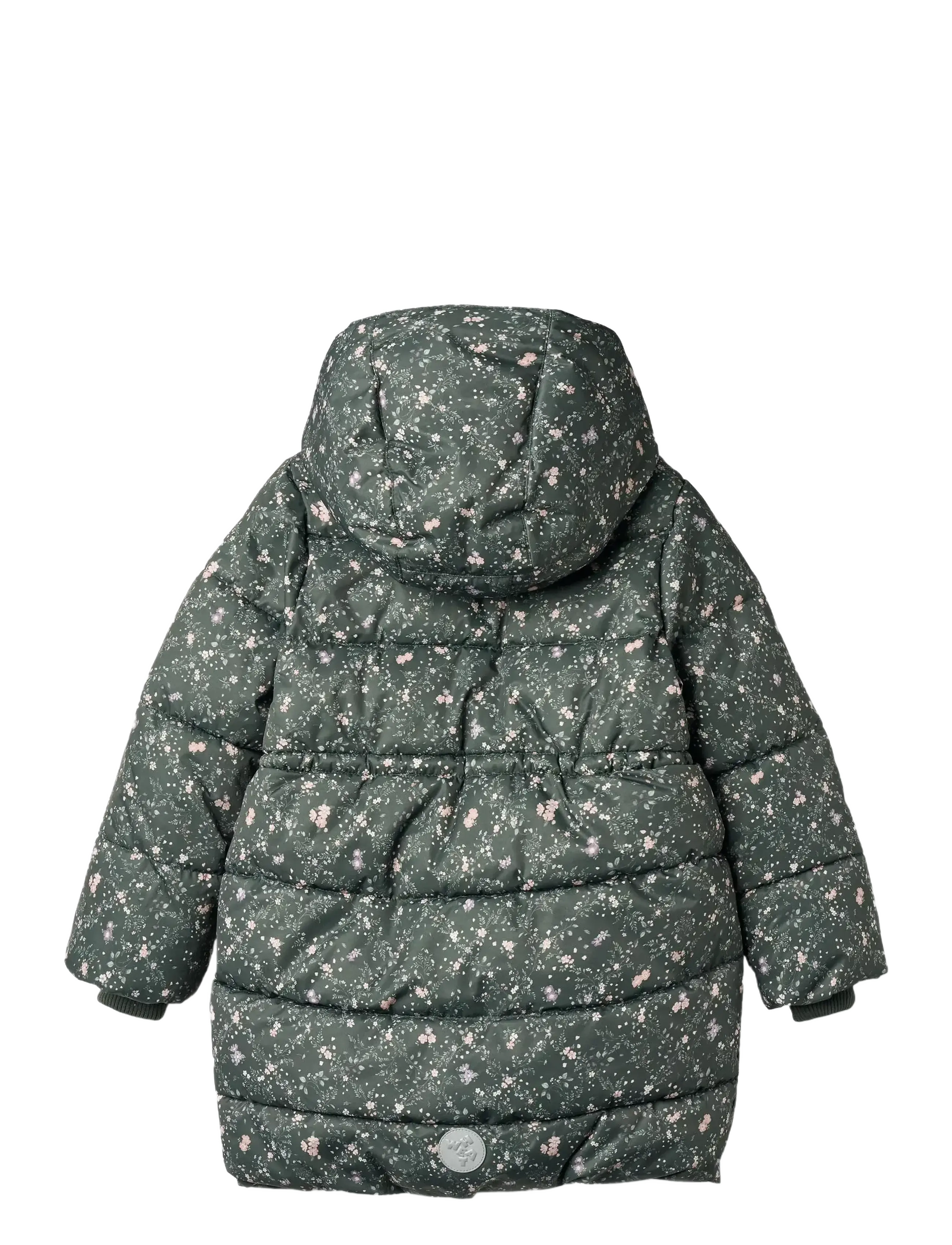 Wheat - Puffer Coat Yrsa - joped - forest lake checked flowers - 1